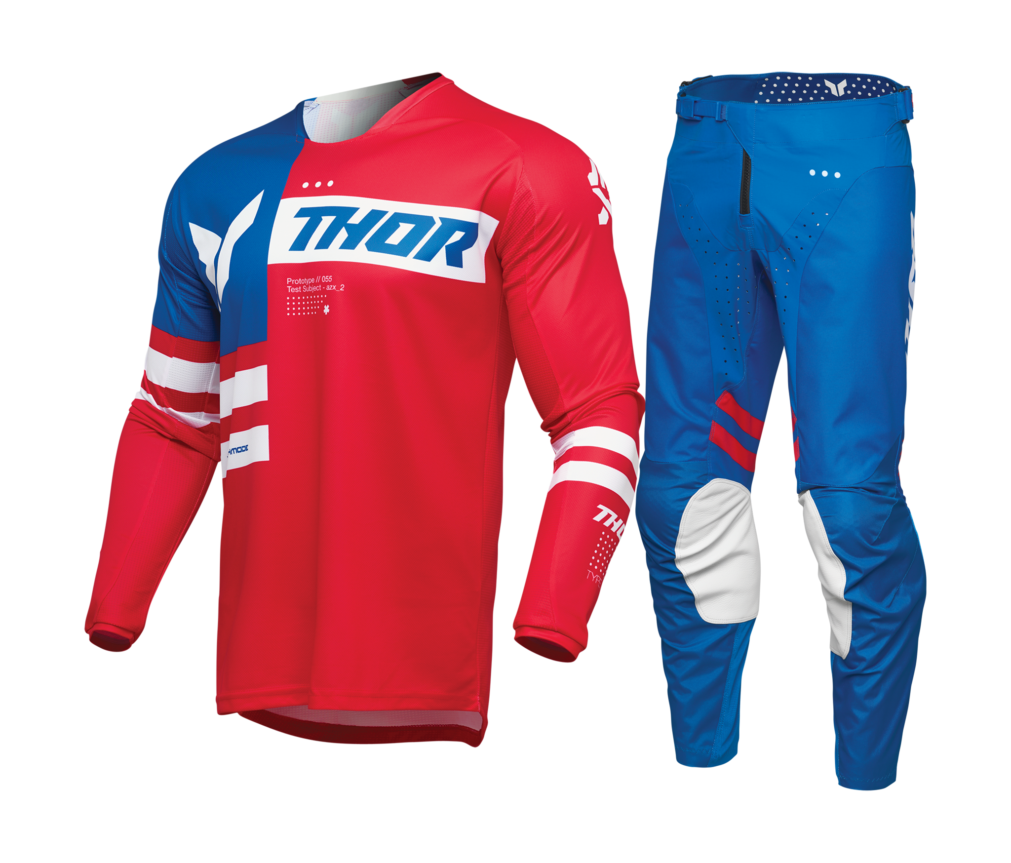 Thor Motocross Gear Launchmode Patriot - Red / White / Blue