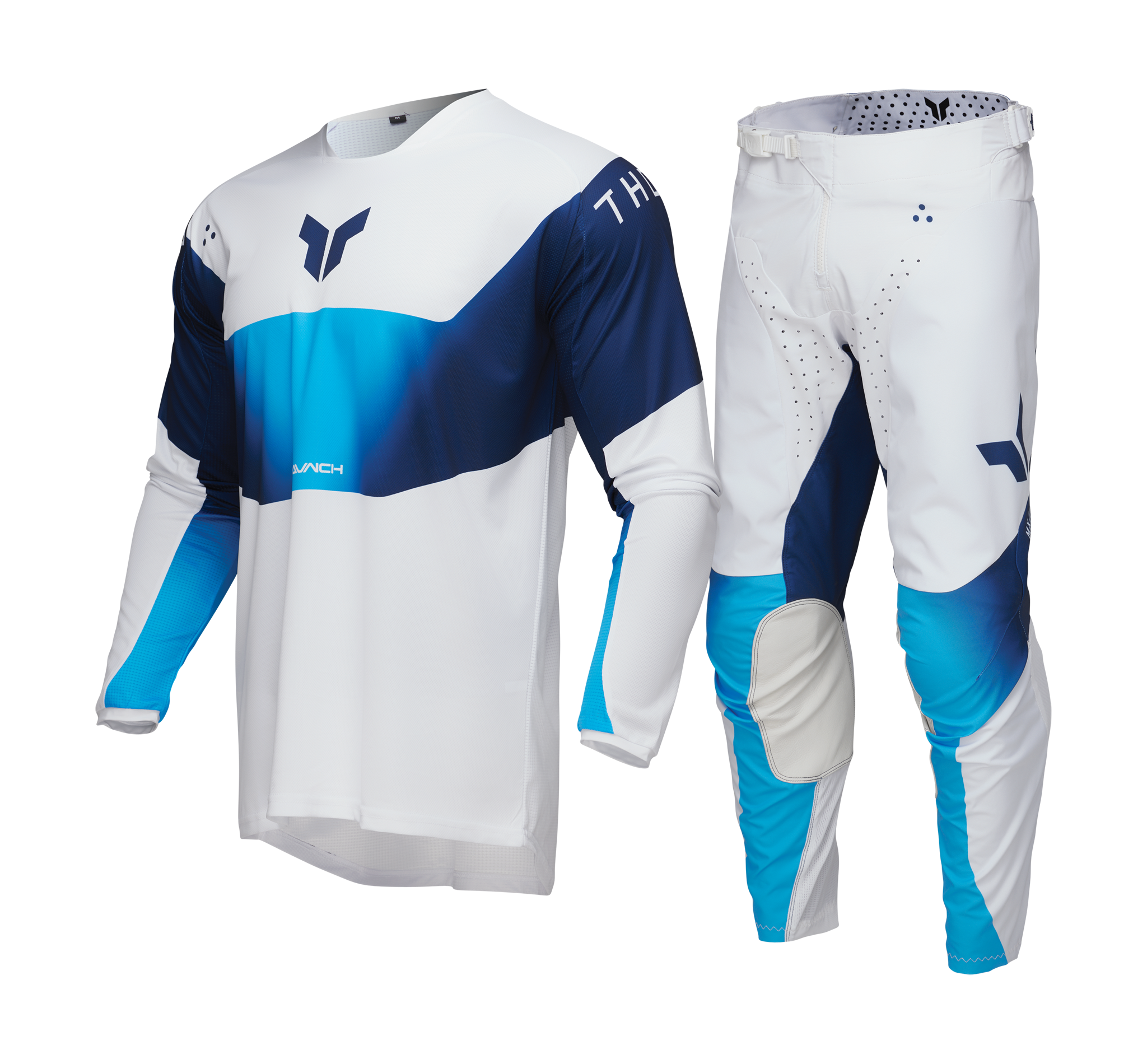Thor Motocross Gear Launchmode Storm - White