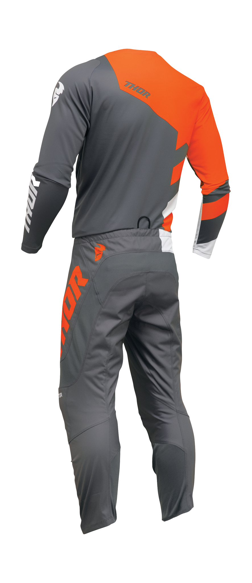 Thor Motocross Gear Sector Checker - Charcoal / Orange