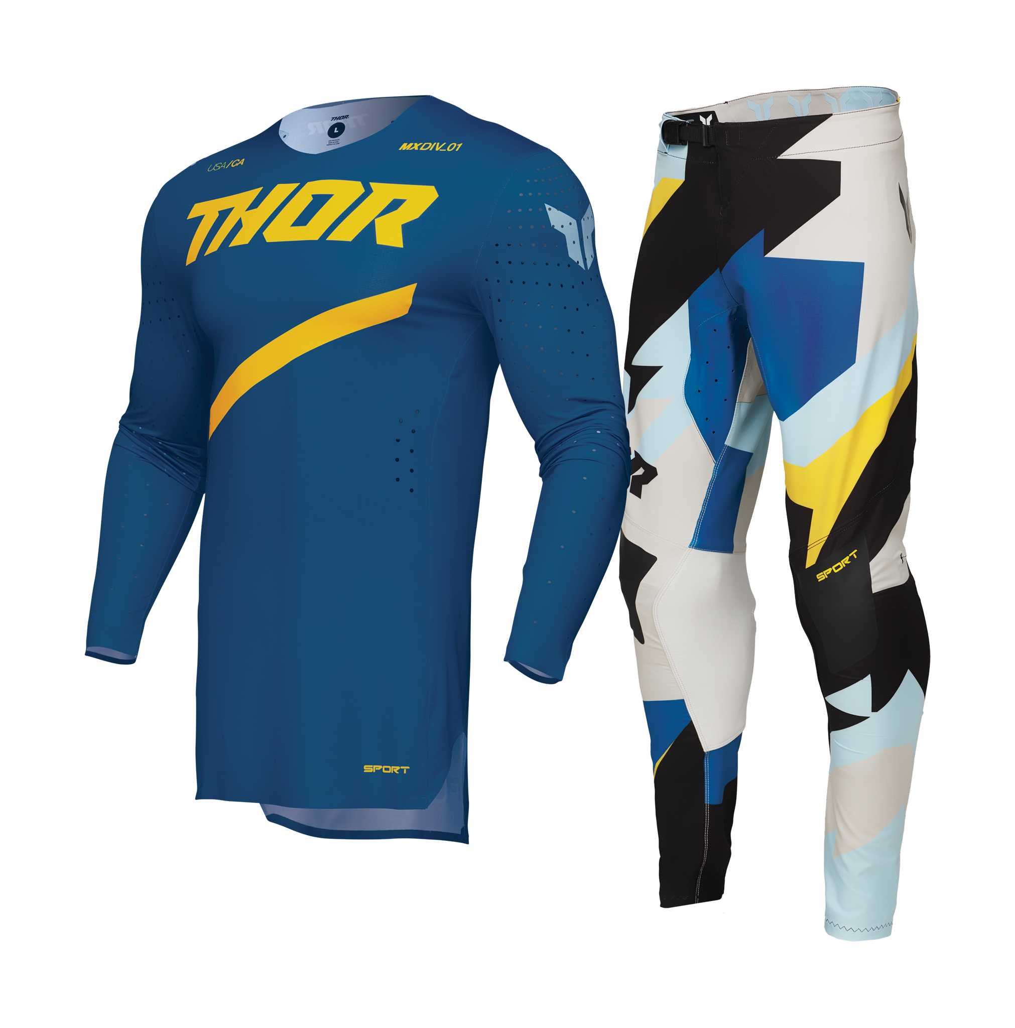 Thor Motocross Gear Sportmode Brave - Blue