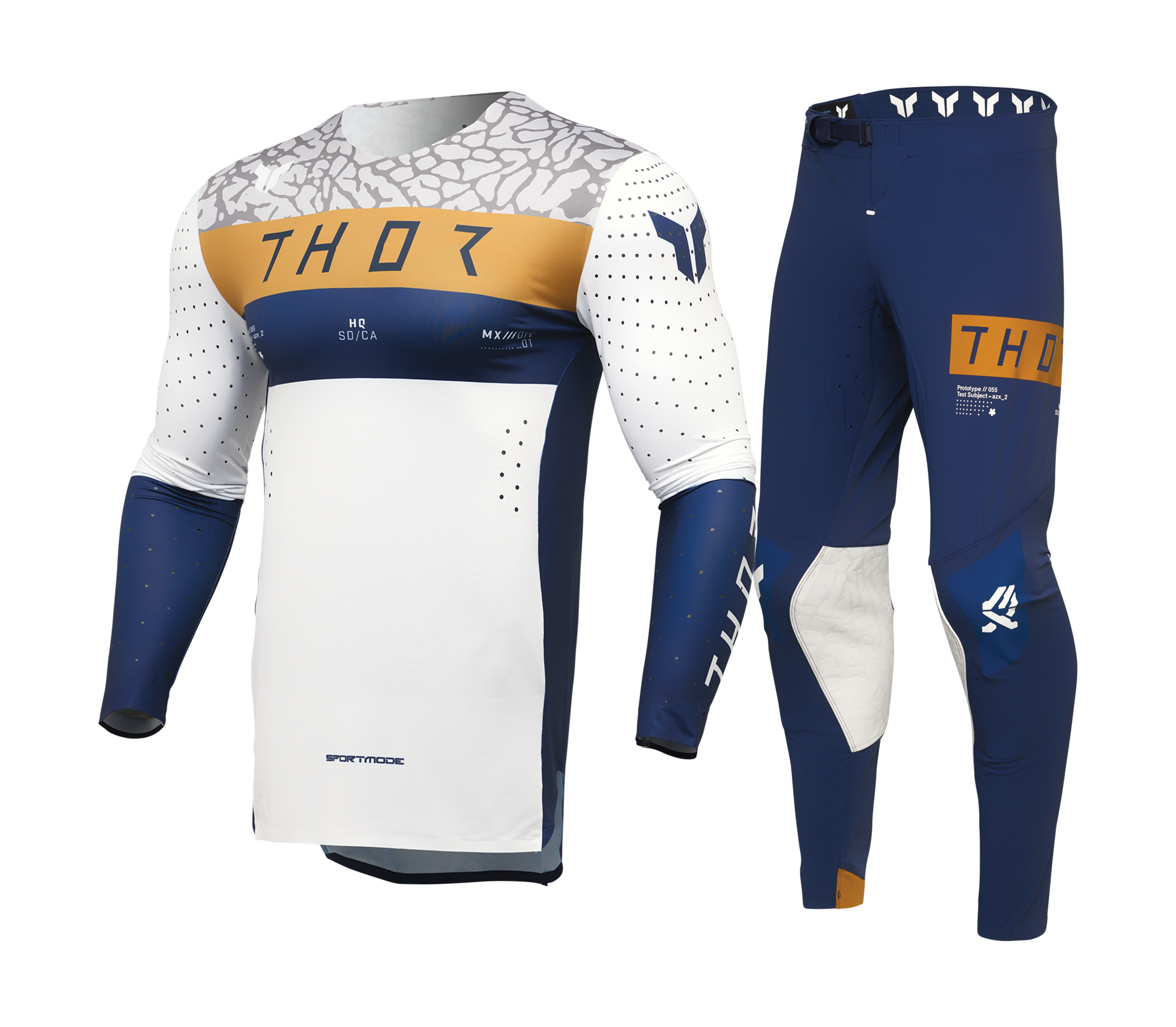 Thor Motocross Gear Sportmode Bravo - Navy / White