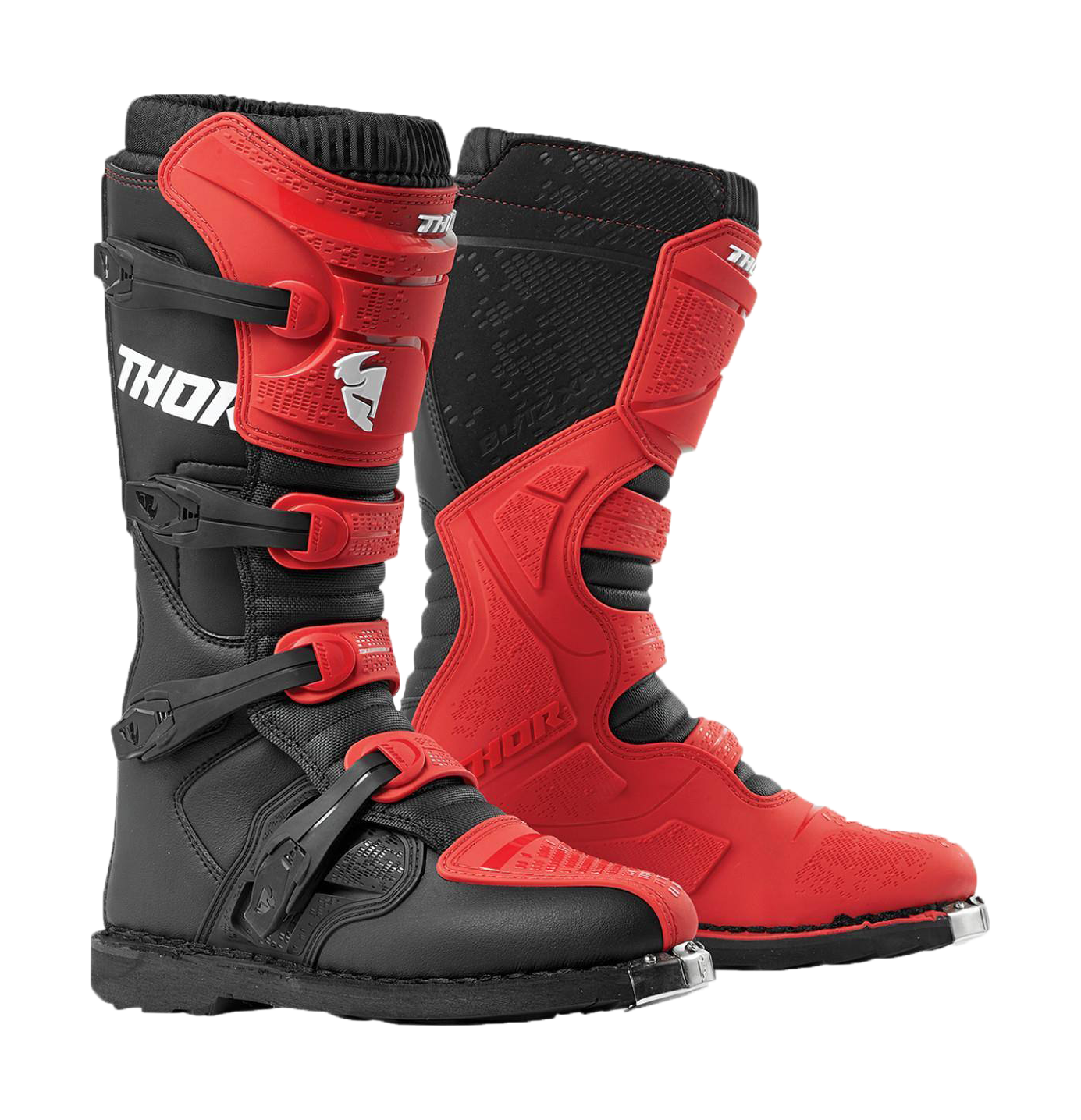 Thor Motocross Boots Blitz XP - Red / Black
