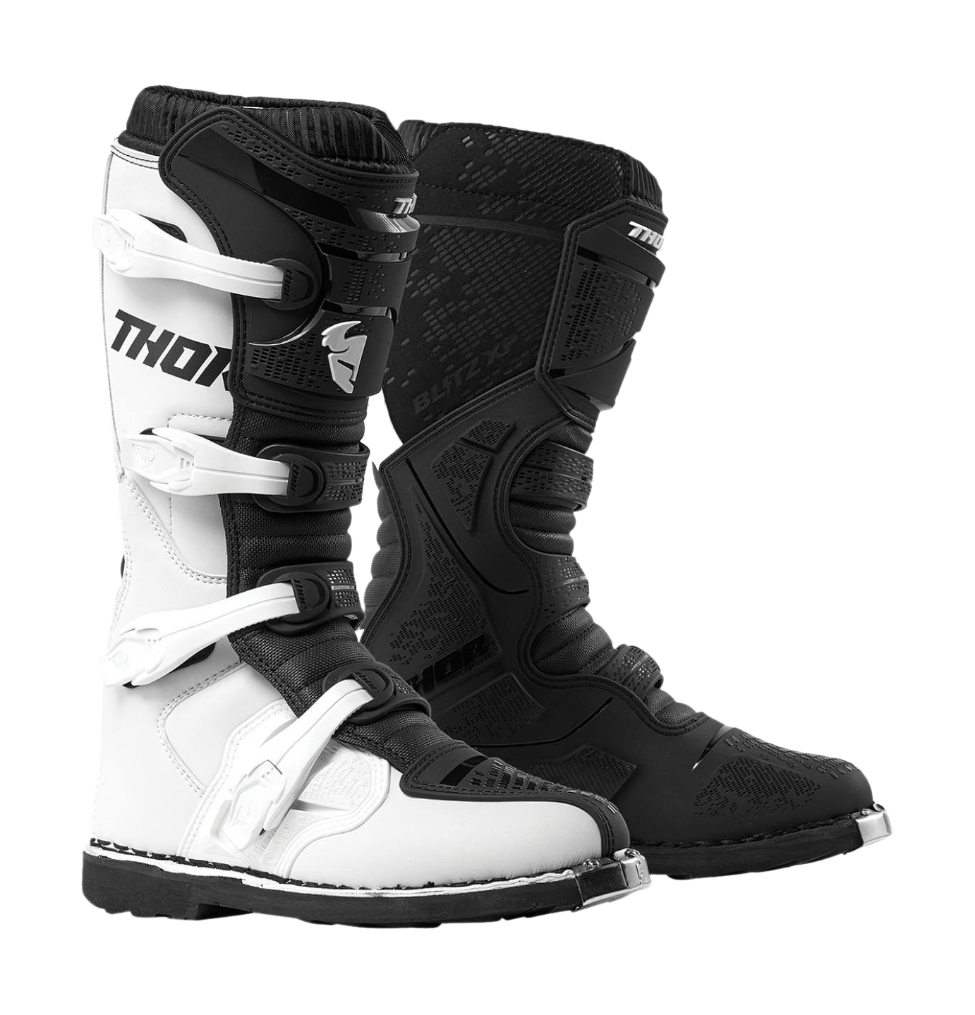 Thor Motocross Boots Blitz XP - White / Black