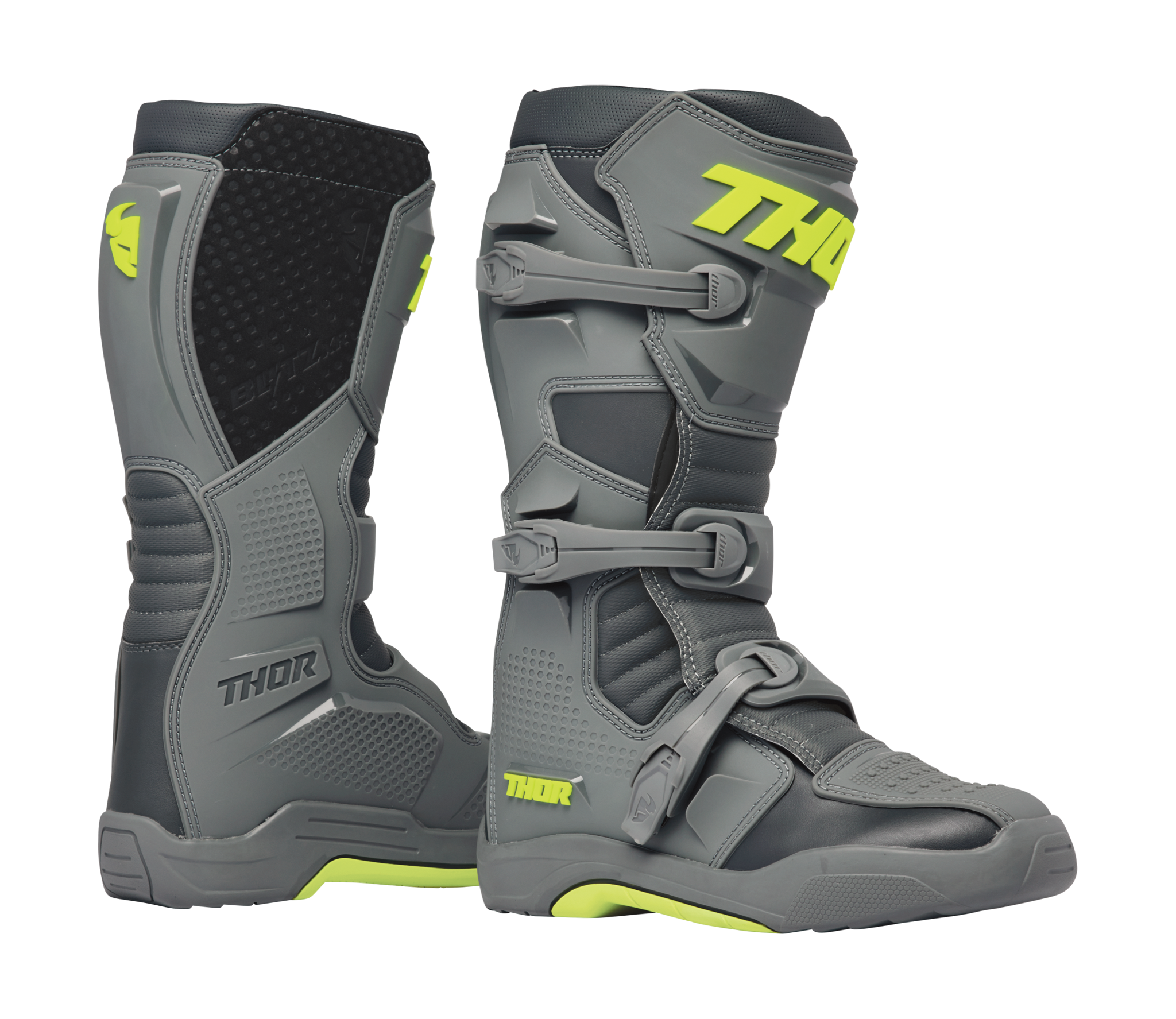 Thor Motocross Boots Blitz XR - Grey / Charcoal
