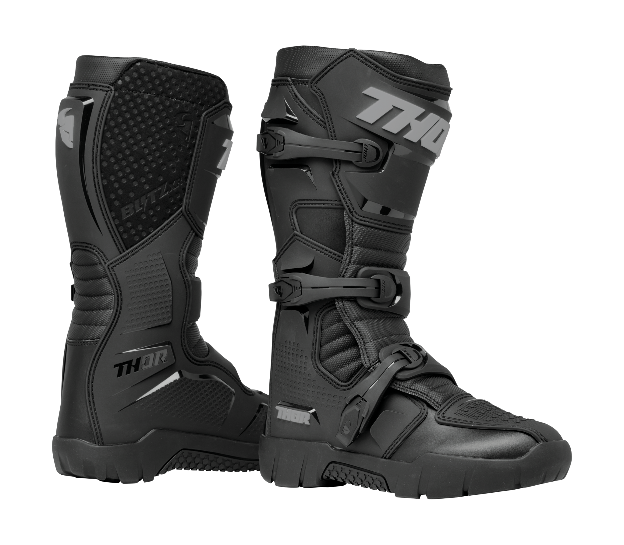 Thor Motocross Boots Blitz XR Trail - Black / Grey
