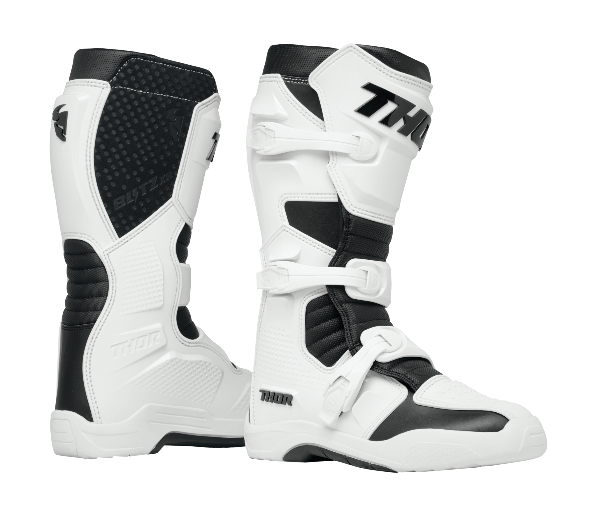 Thor Motocross Boots Blitz XR - White / Black