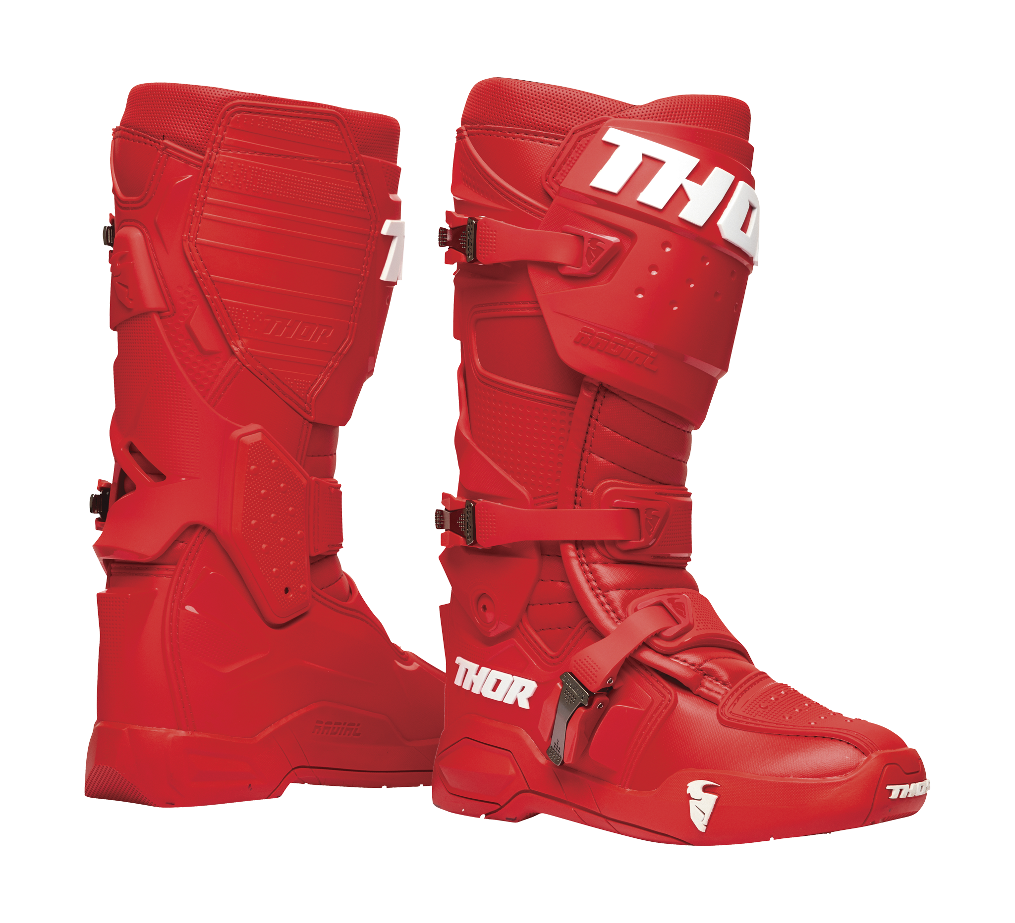 Thor Motocross Boots Radial - Red