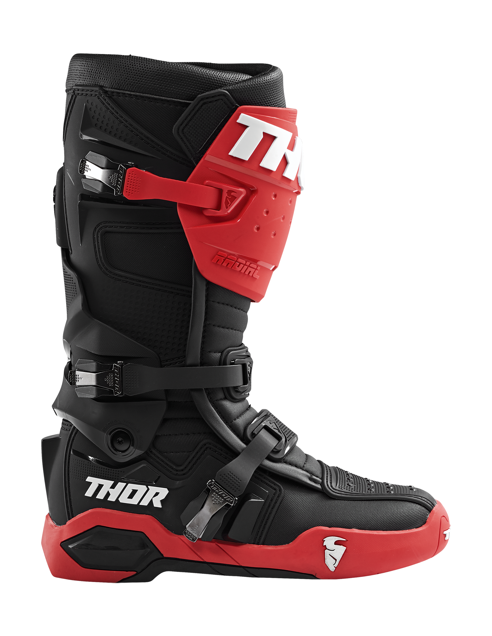 Thor Motocross Boots Radial - Red / Black