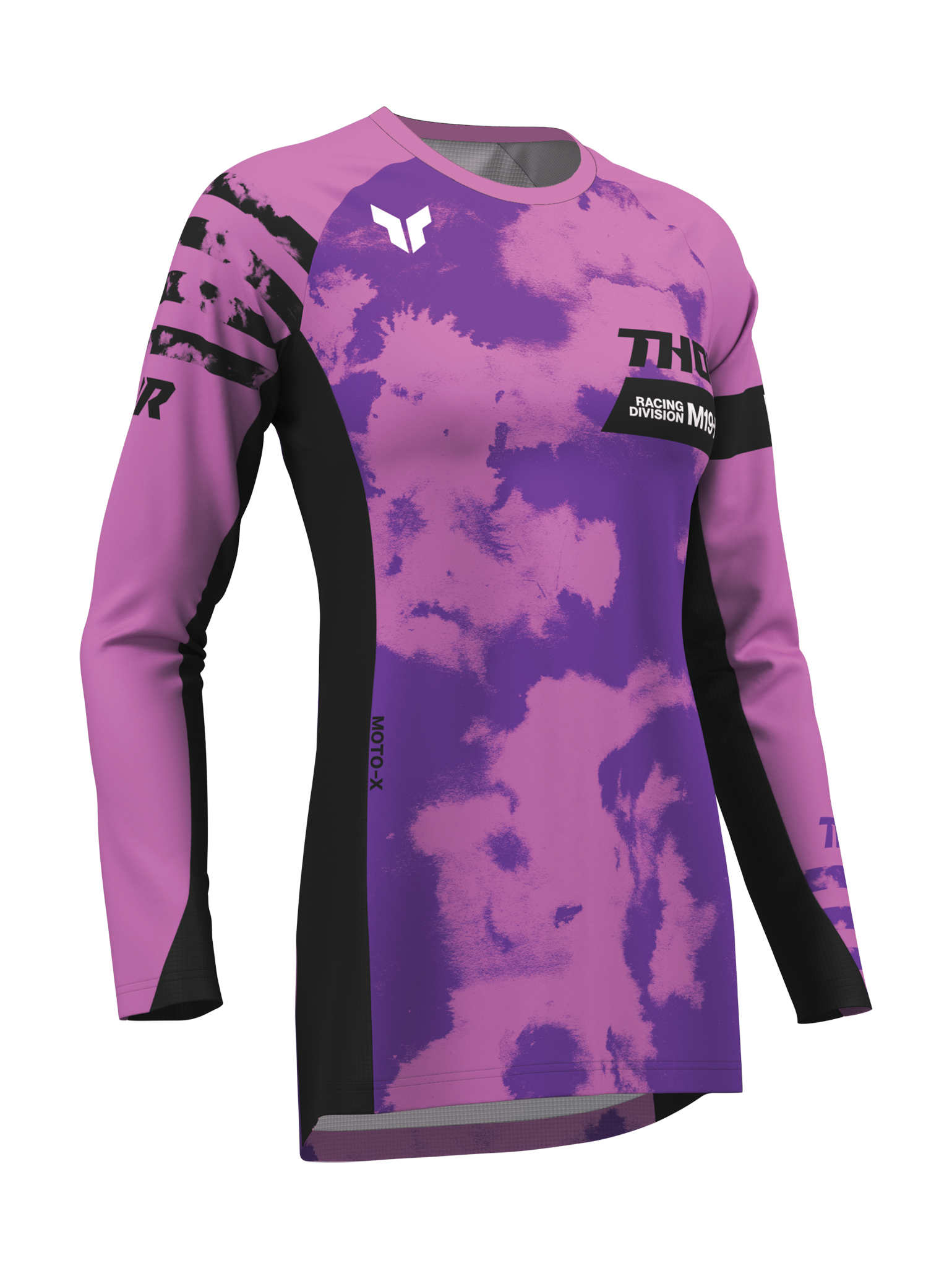 Thor Women Motocross Gear 2026 Launchmode Bleach - Black / Orchid
