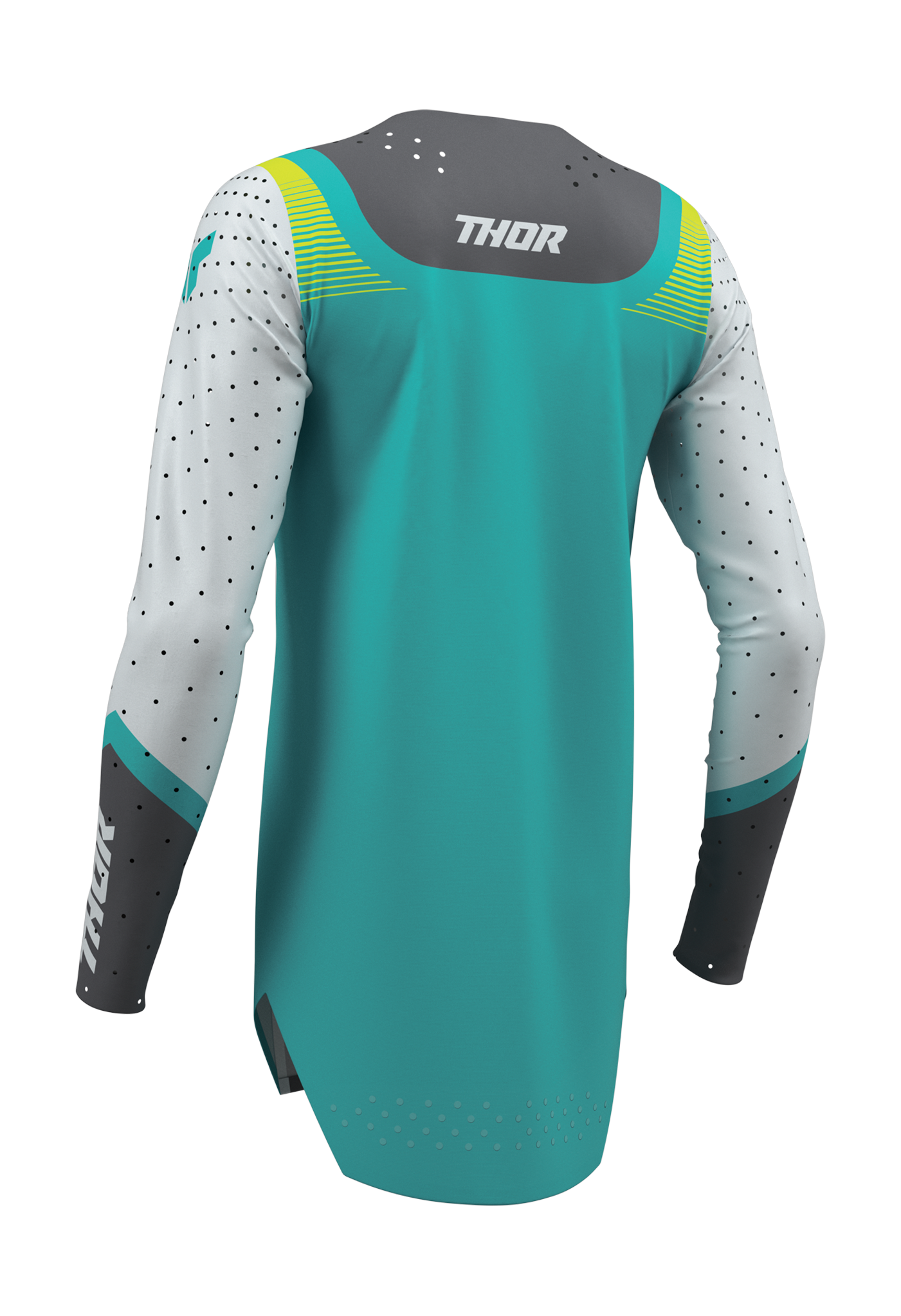 Thor Women Motocross Jersey 2026 Sportmode Velocity - Grey / Aqua