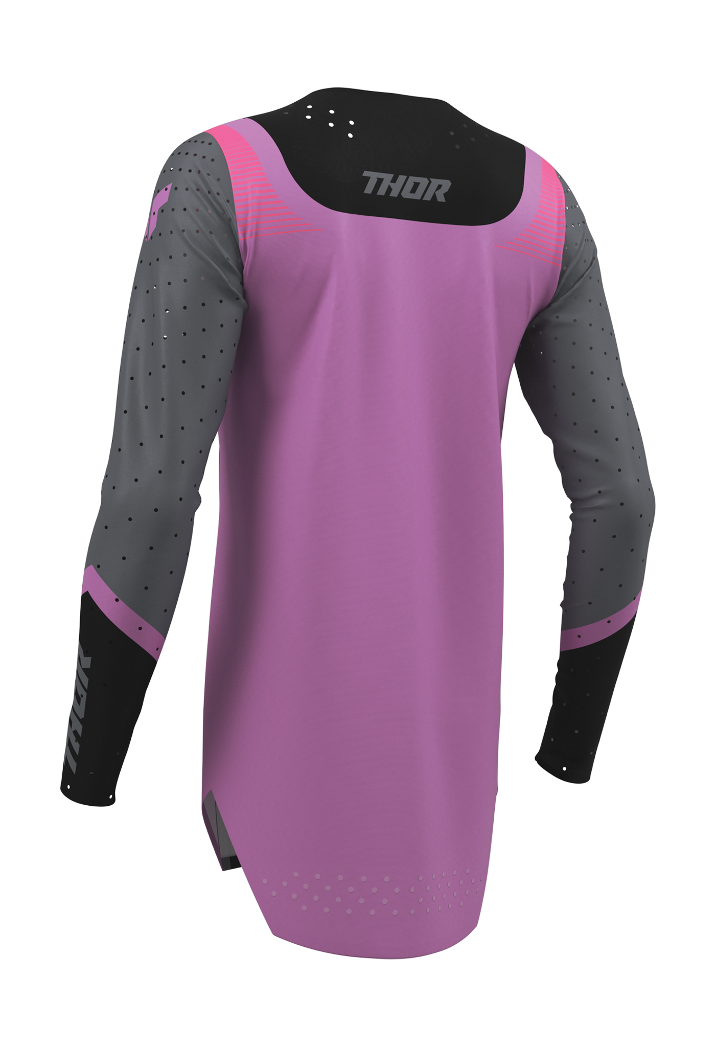 Thor Women Motocross Jersey 2026 Sportmode Velocity - Black / Orchid