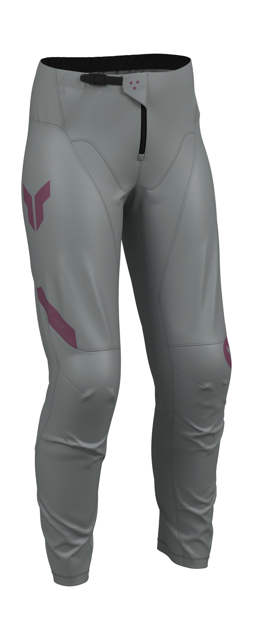 Thor Women Motocross Pants 2026 Ridemode Menace - Purple / Grey