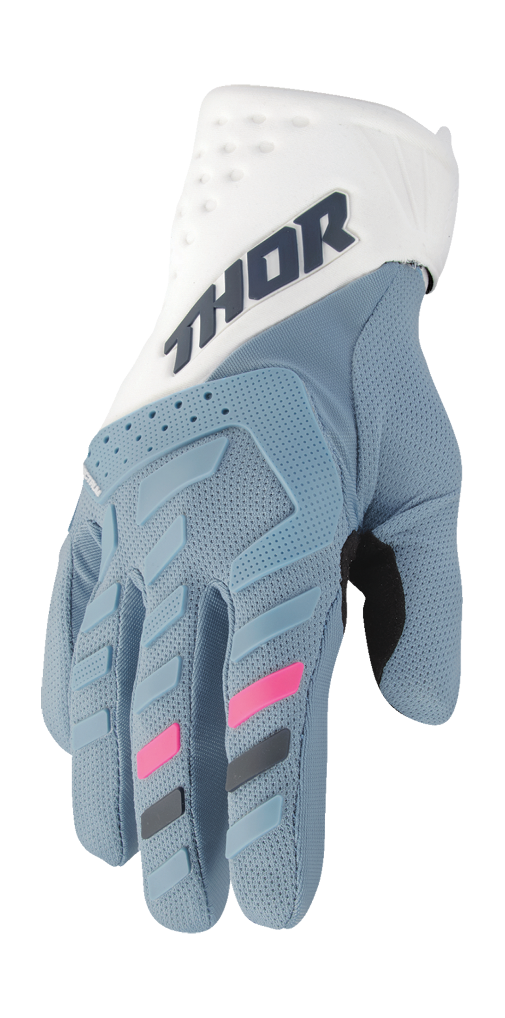 Thor Women Motocross Gloves 2026 Spectrum - Blue / White