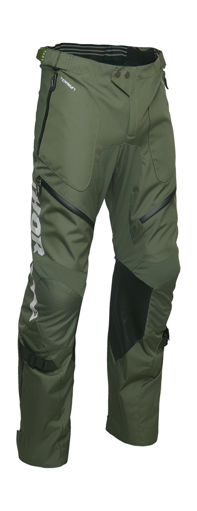 Thor Enduro Pants Over the boots Terrain - Army / Charcoal