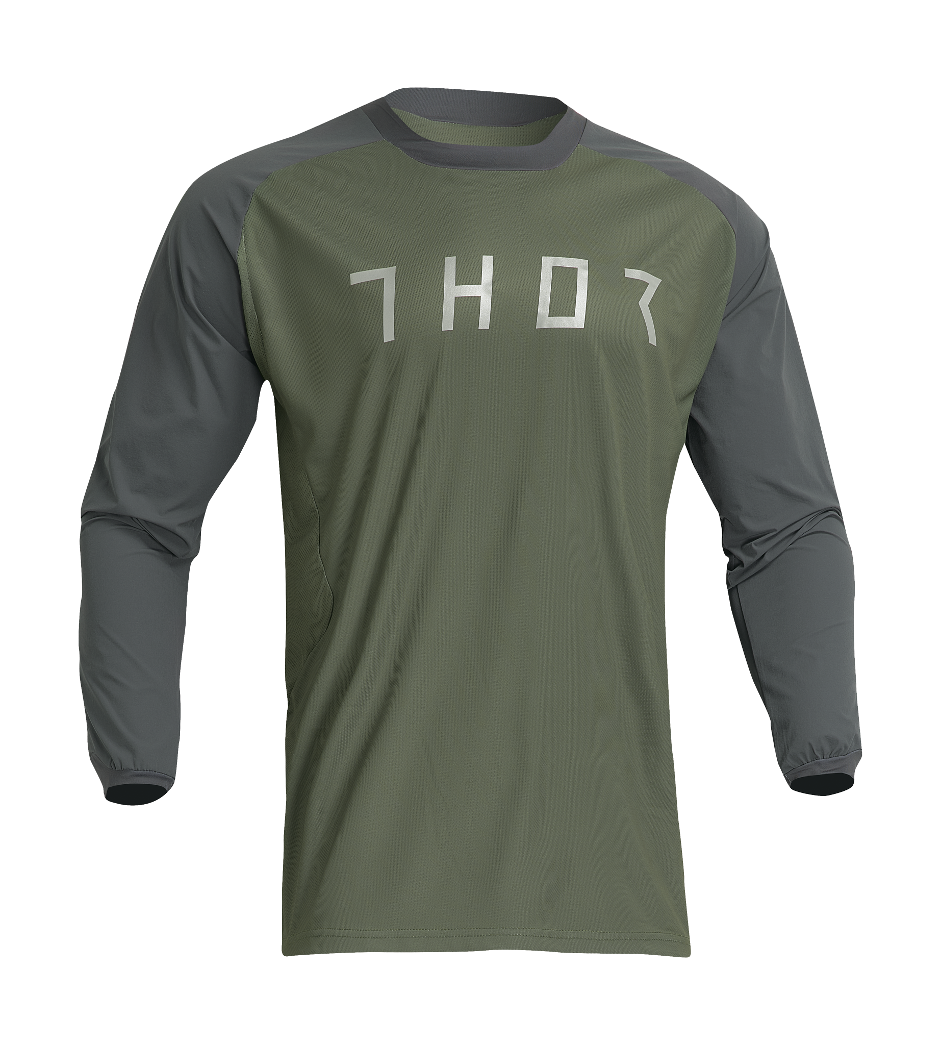 Thor Enduro Jersey Terrain - Army / Charcoal