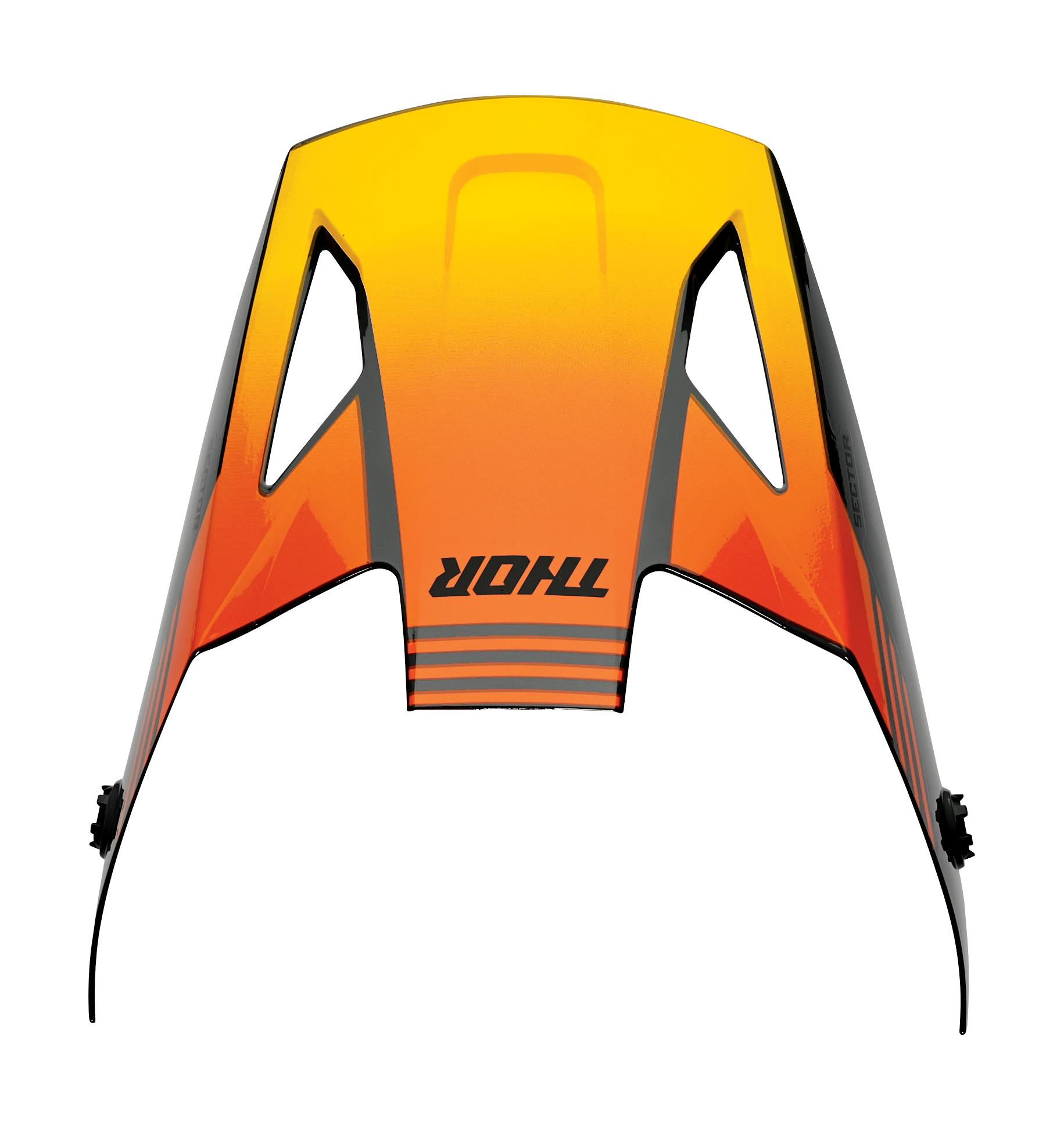 Thor Helmet Visor Sector 2 Carve - Charcoal / Orange
