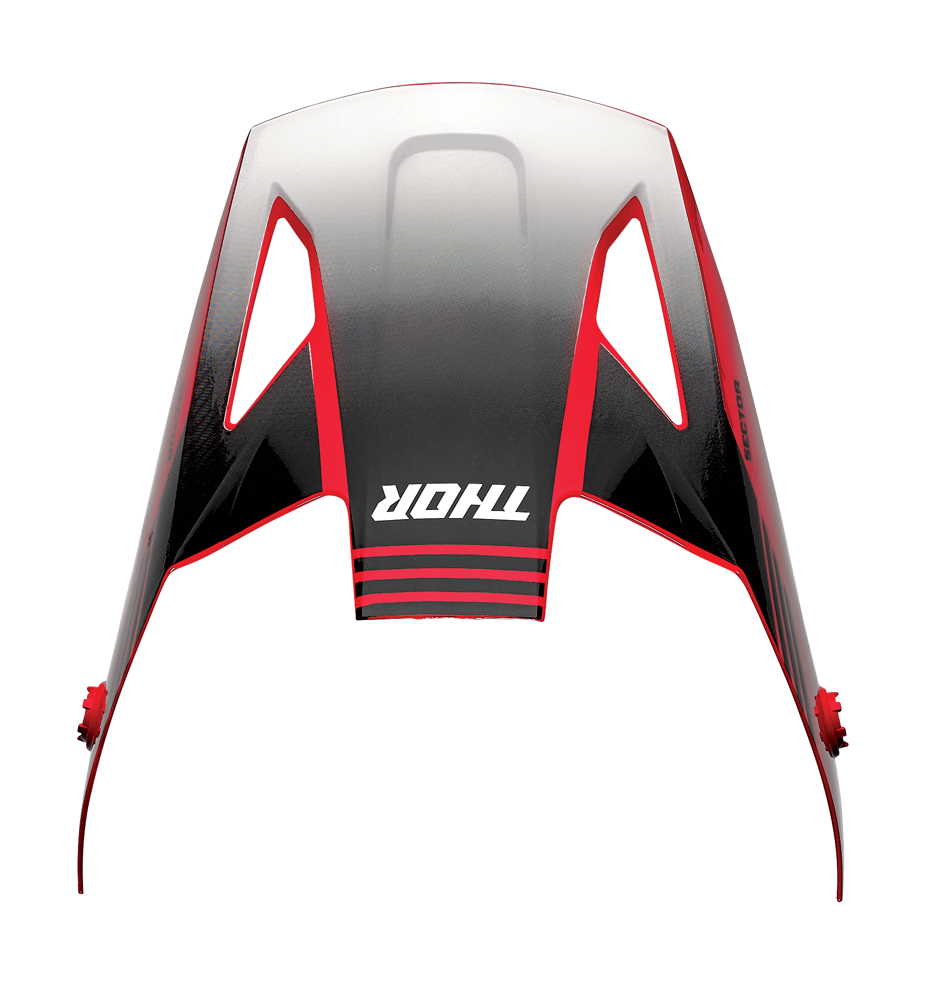 Thor Helmet Visor Sector 2 Carve - Red / White
