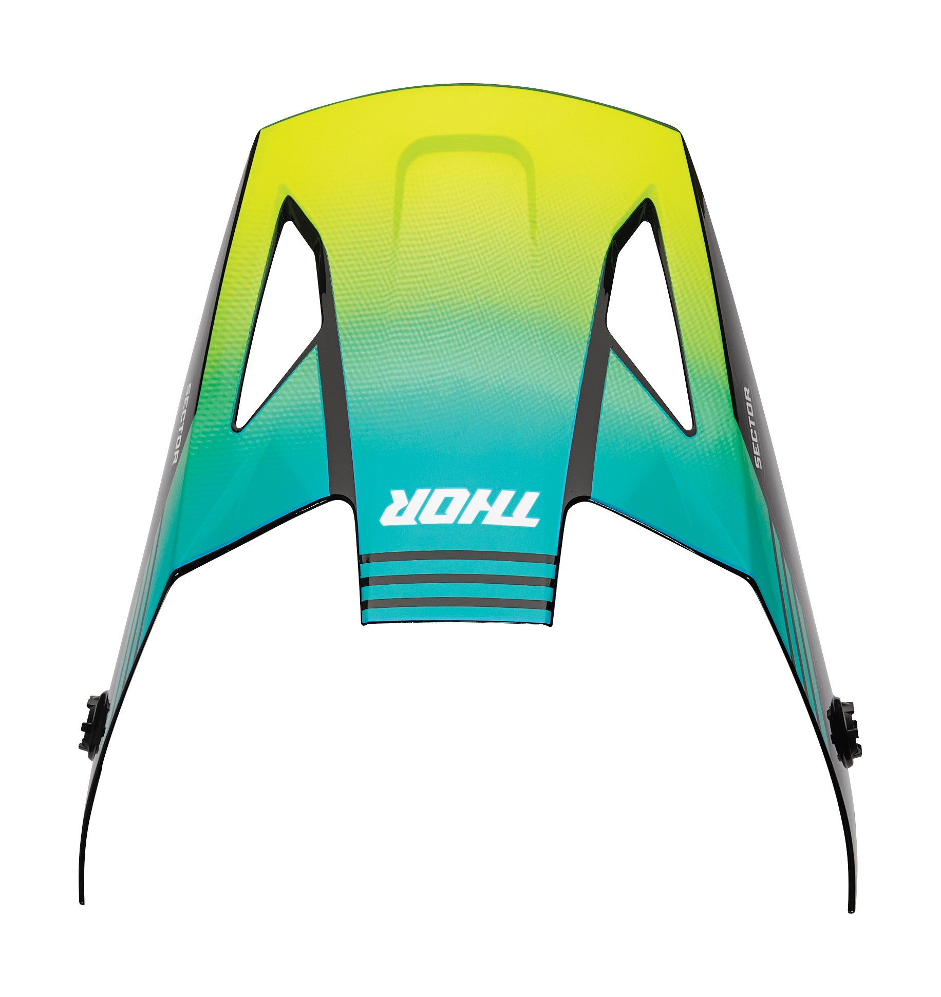 Thor Helmet Visor Sector 2 Carve - Black / Acid