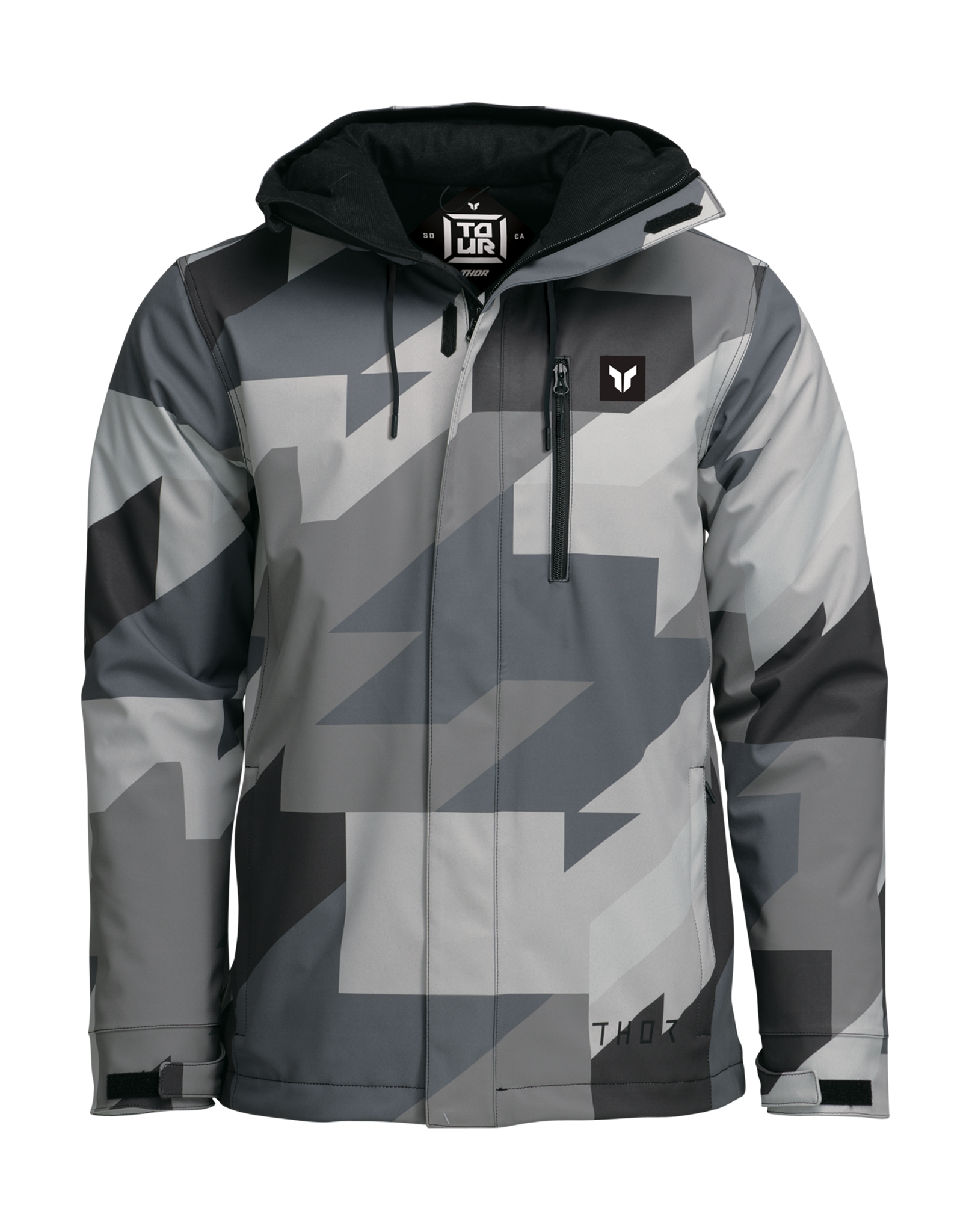 Thor Jacket Tour Brave - Black / Camo