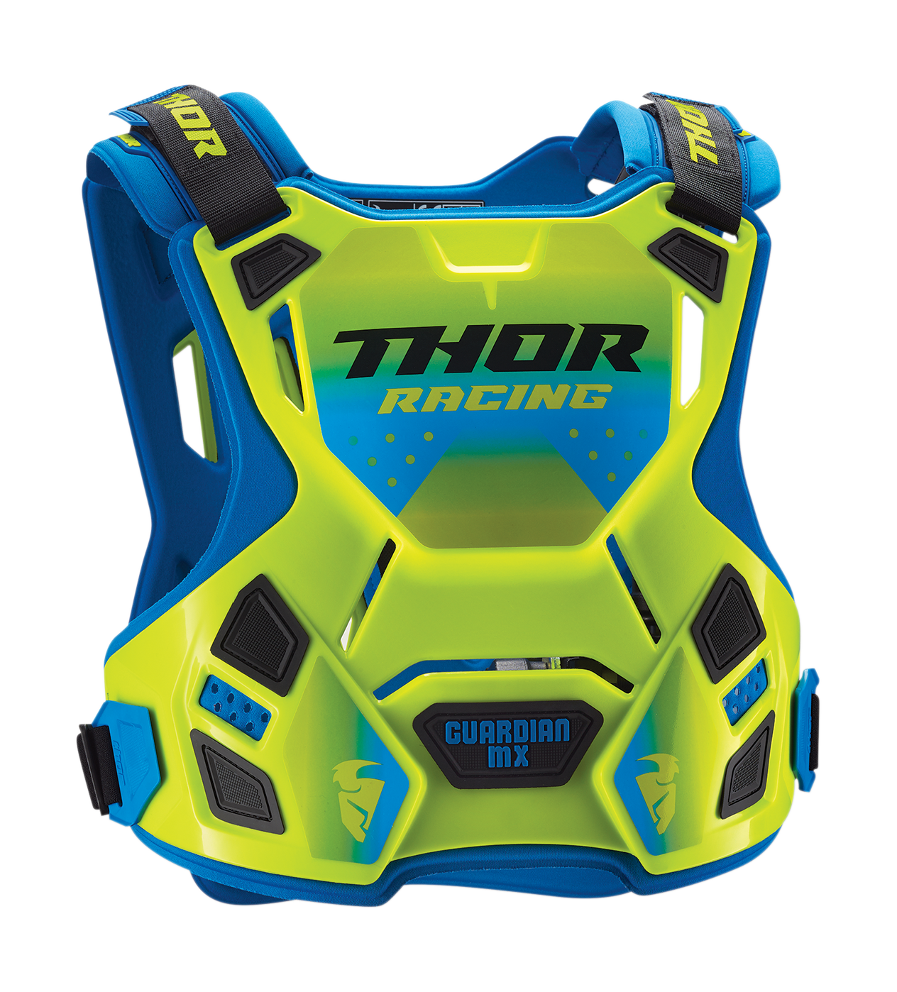 Thor Youth Chest Protector Guardian MX - Flo Green / Blue