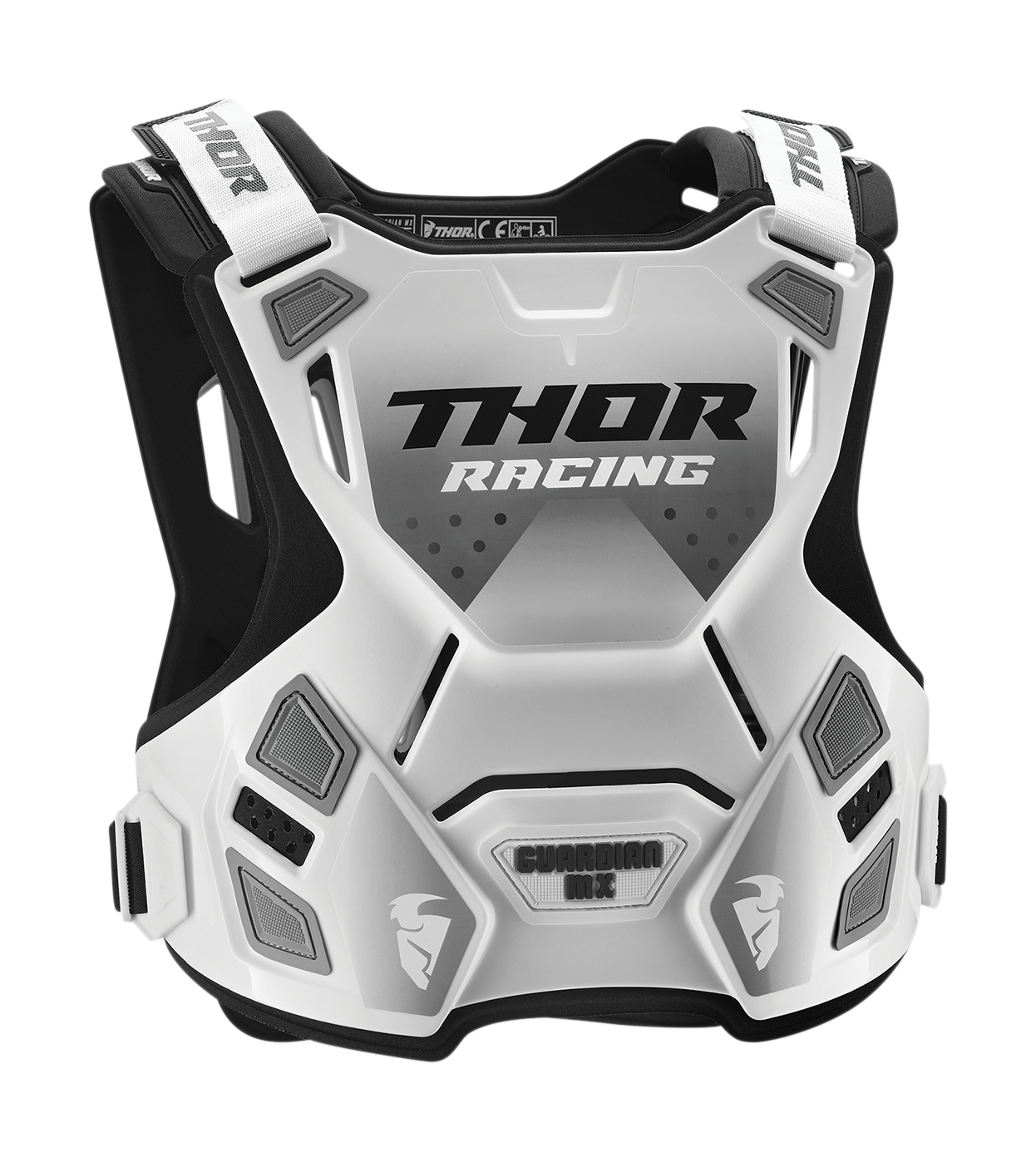 Thor Youth Chest Protector Guardian MX - White / Black