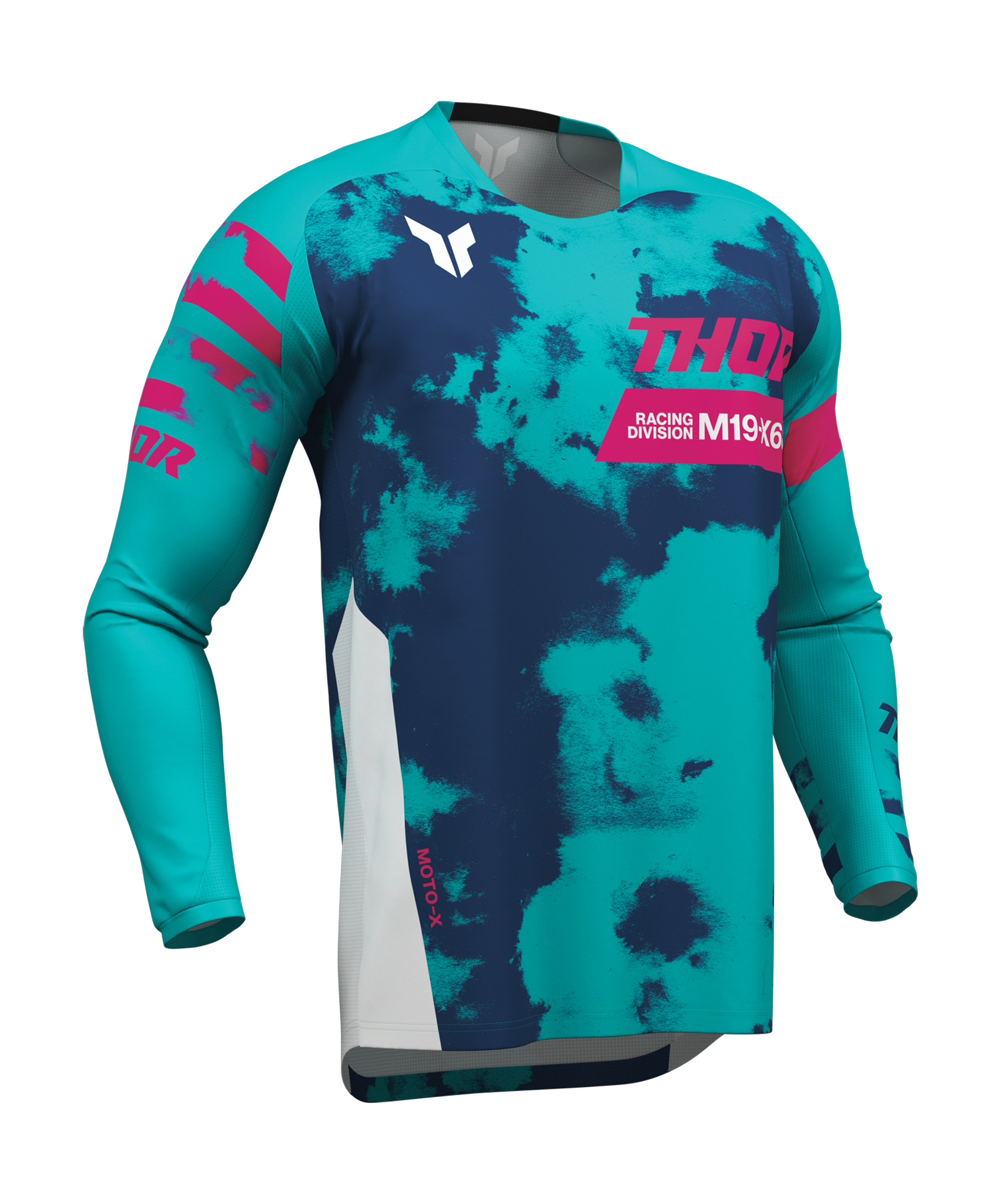 Thor Youth Motocross Gear 2026 Launchmode Bleach - White / Aqua