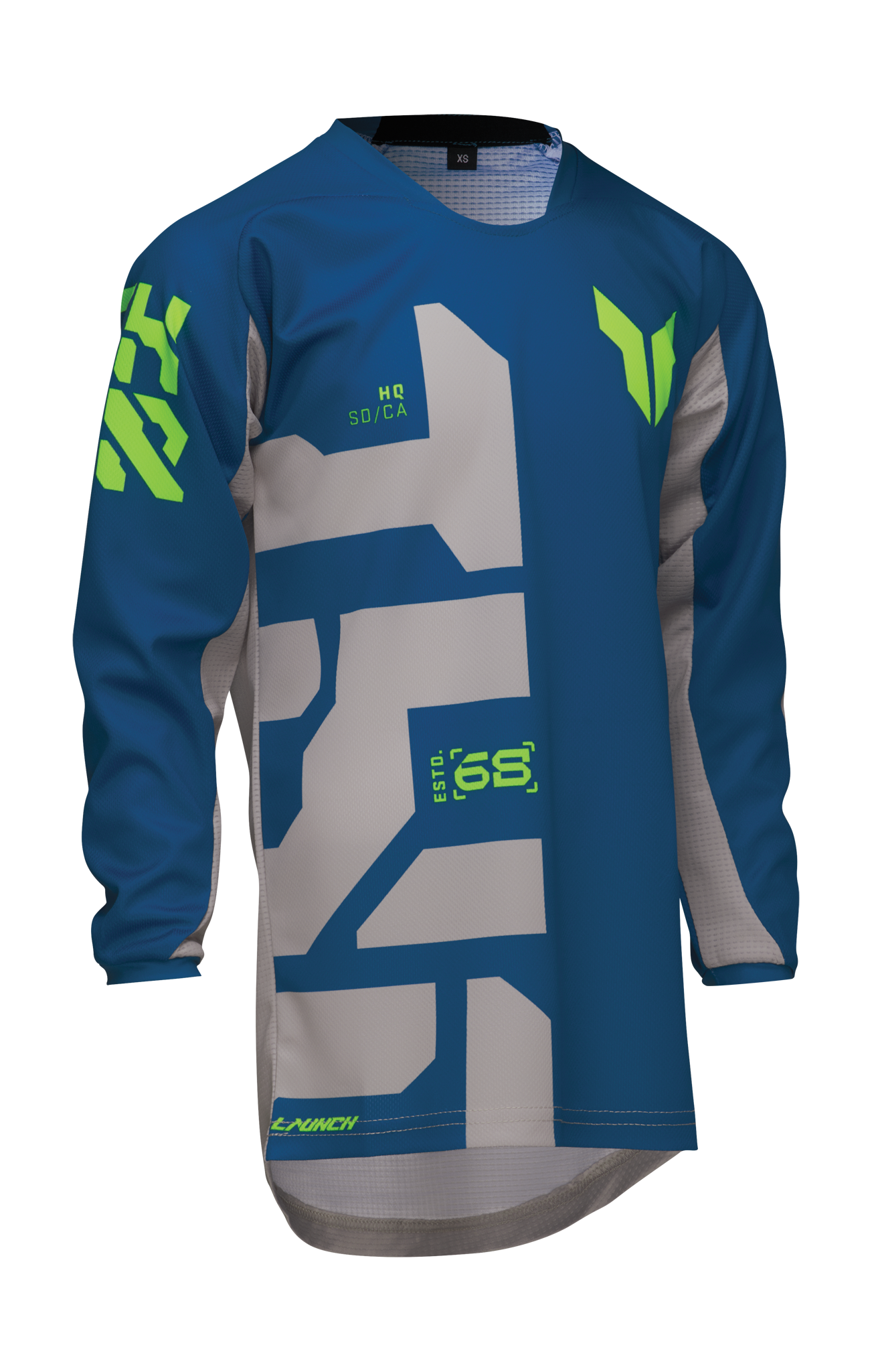 Thor Youth Motocross Jersey Launchmode Forge - Blue