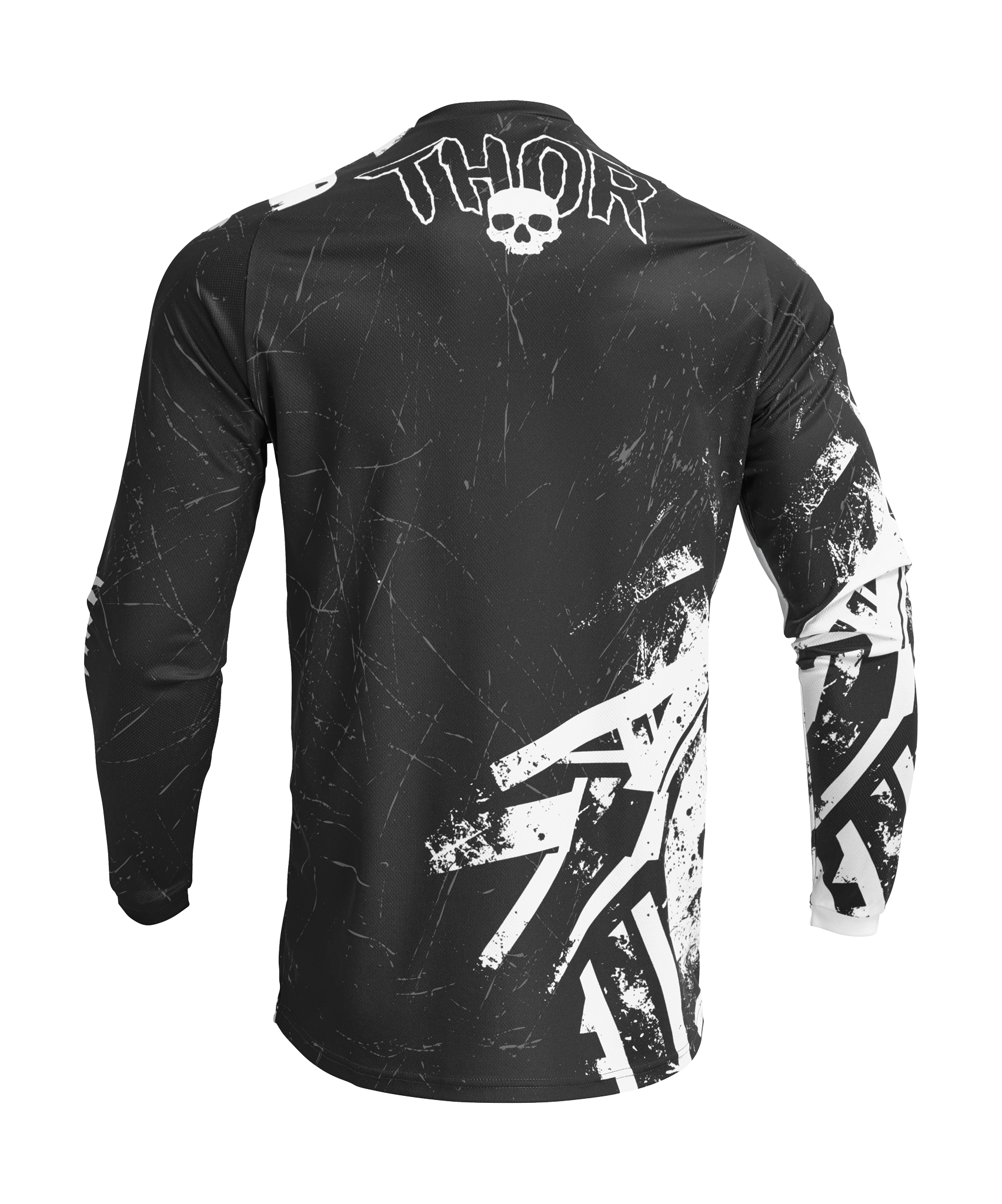 Thor Youth Motocross Jersey Sector Gnar - Black / White