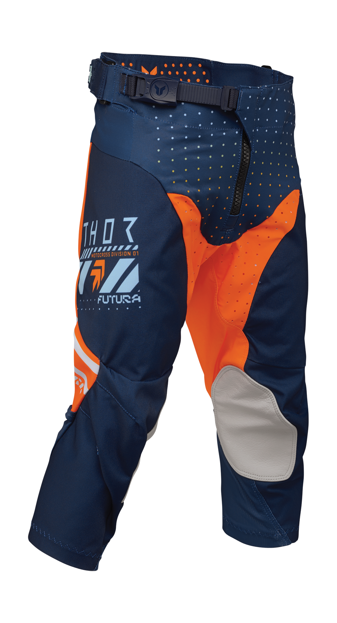Thor Youth Motocross Pants 2026 Launchmode Futura - Navy / Orange
