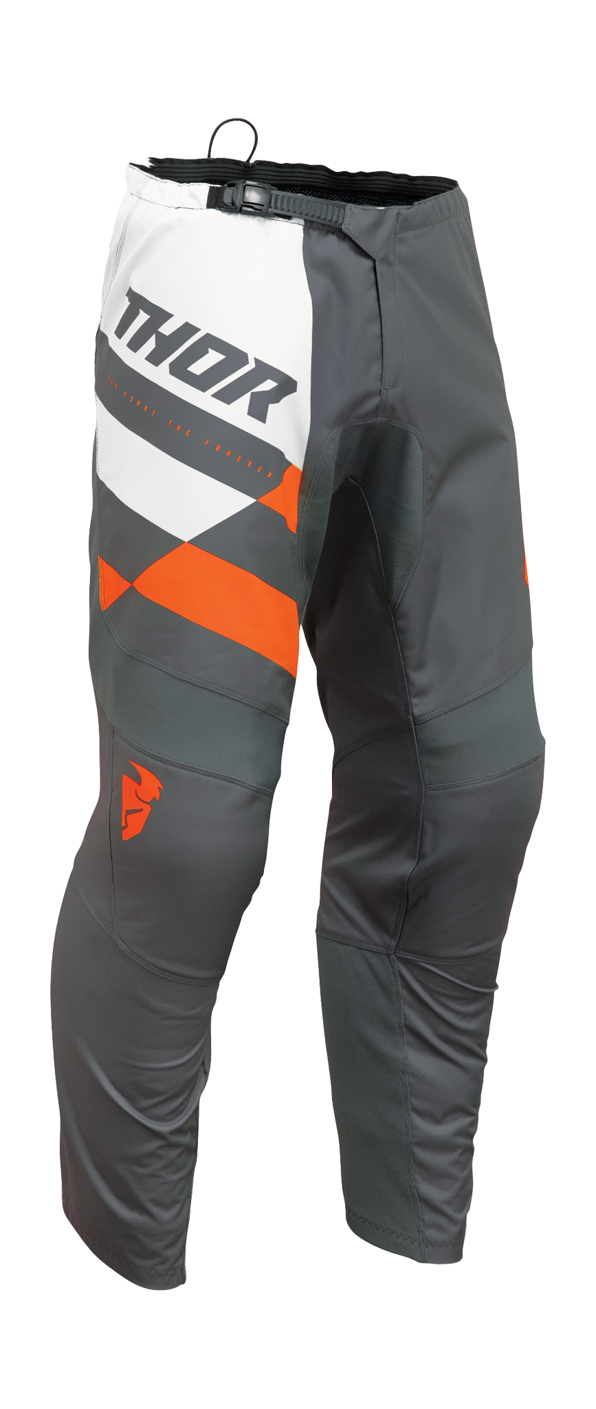 Thor Youth Motocross Pants Sector Checker - Charcoal / Orange