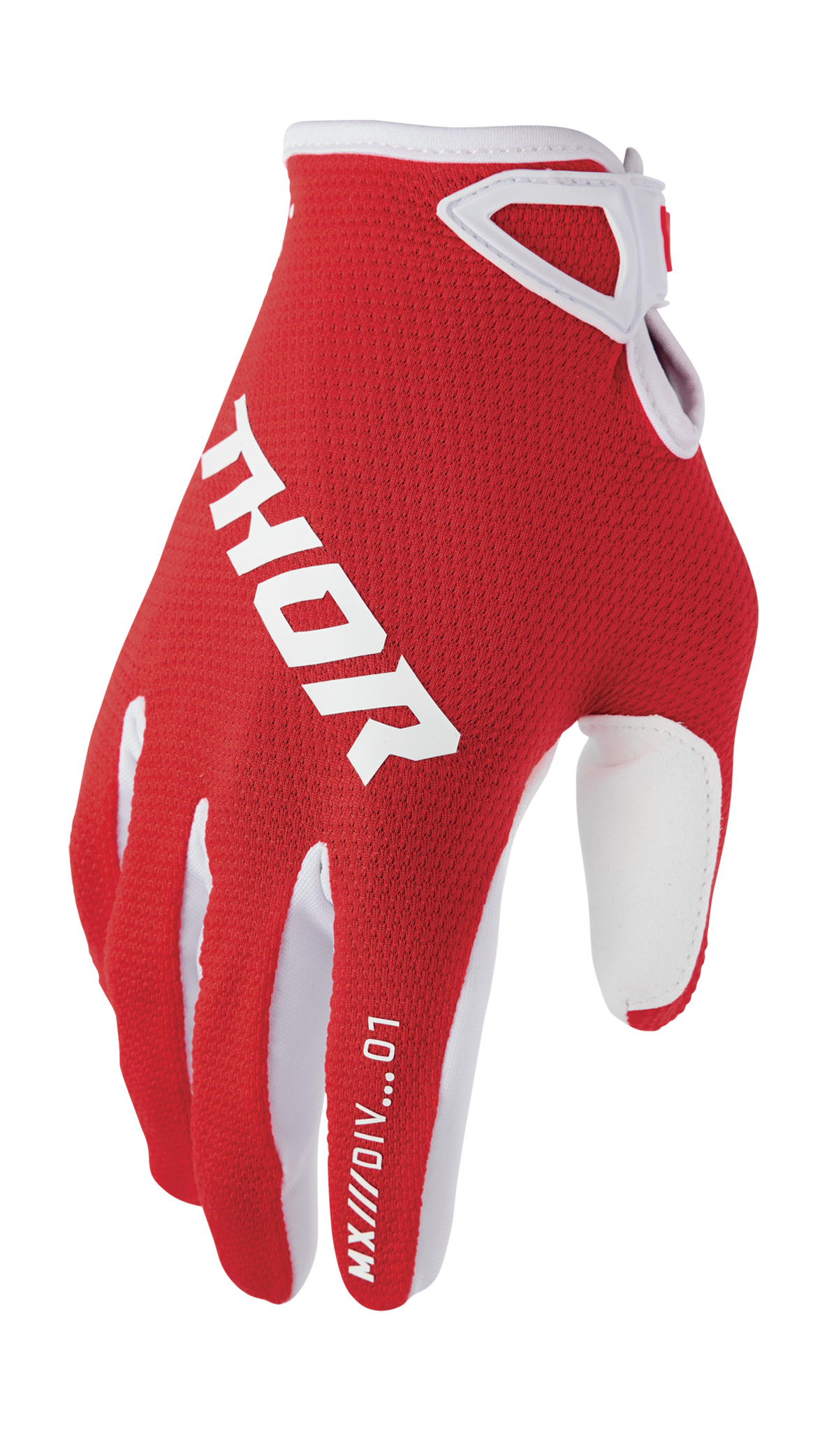 Thor Youth Motocross Gloves 2026 Ridemode Static - Red