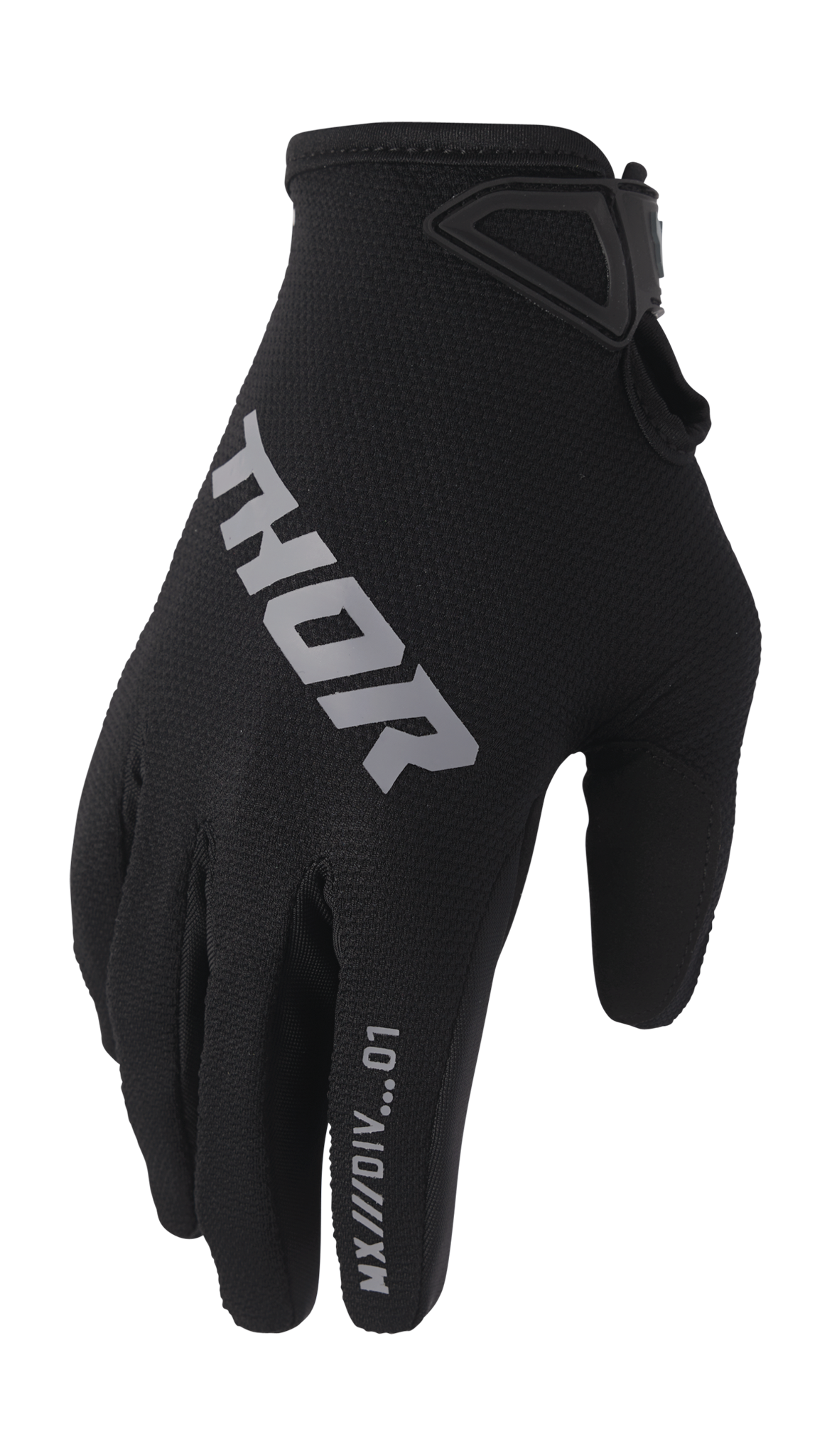 Thor Youth Motocross Gloves 2026 Ridemode Static - Black