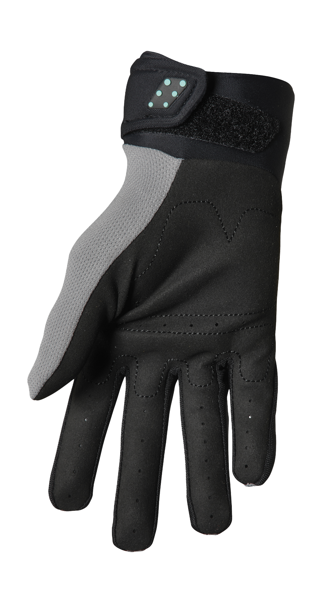 Thor Youth Motocross Gloves 2026 Spectrum - Grey / Black / Mint