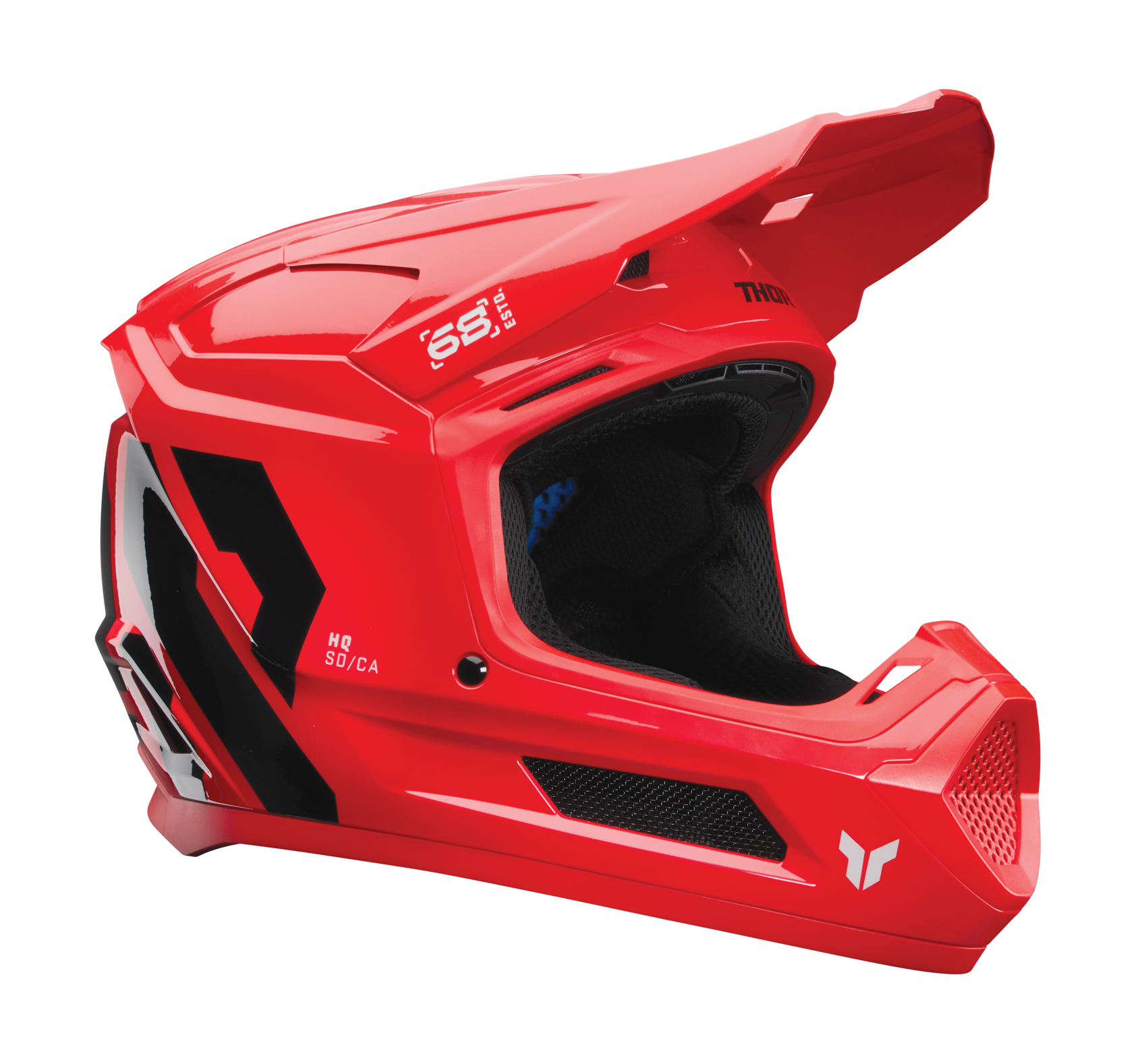 Thor Youth Motocross Helmet Fleet Forge - Red