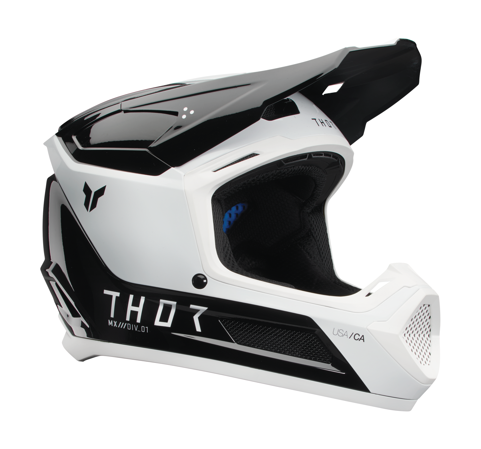 Thor Youth Motocross Helmet Fleet Storm - Black / White