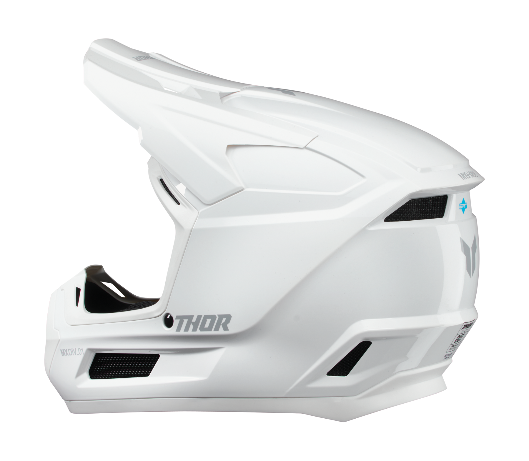 Thor Youth Motocross Helmet Fleet - Whiteout