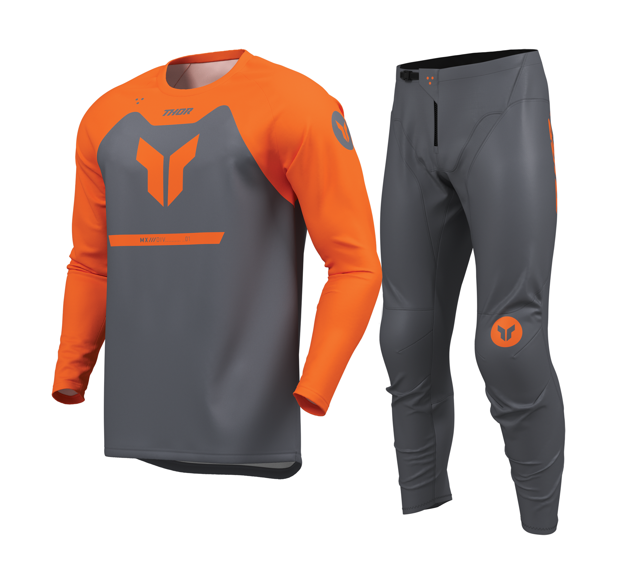 Thor Youth Motocross Gear 2026 Ridemode Menace - Charcoal