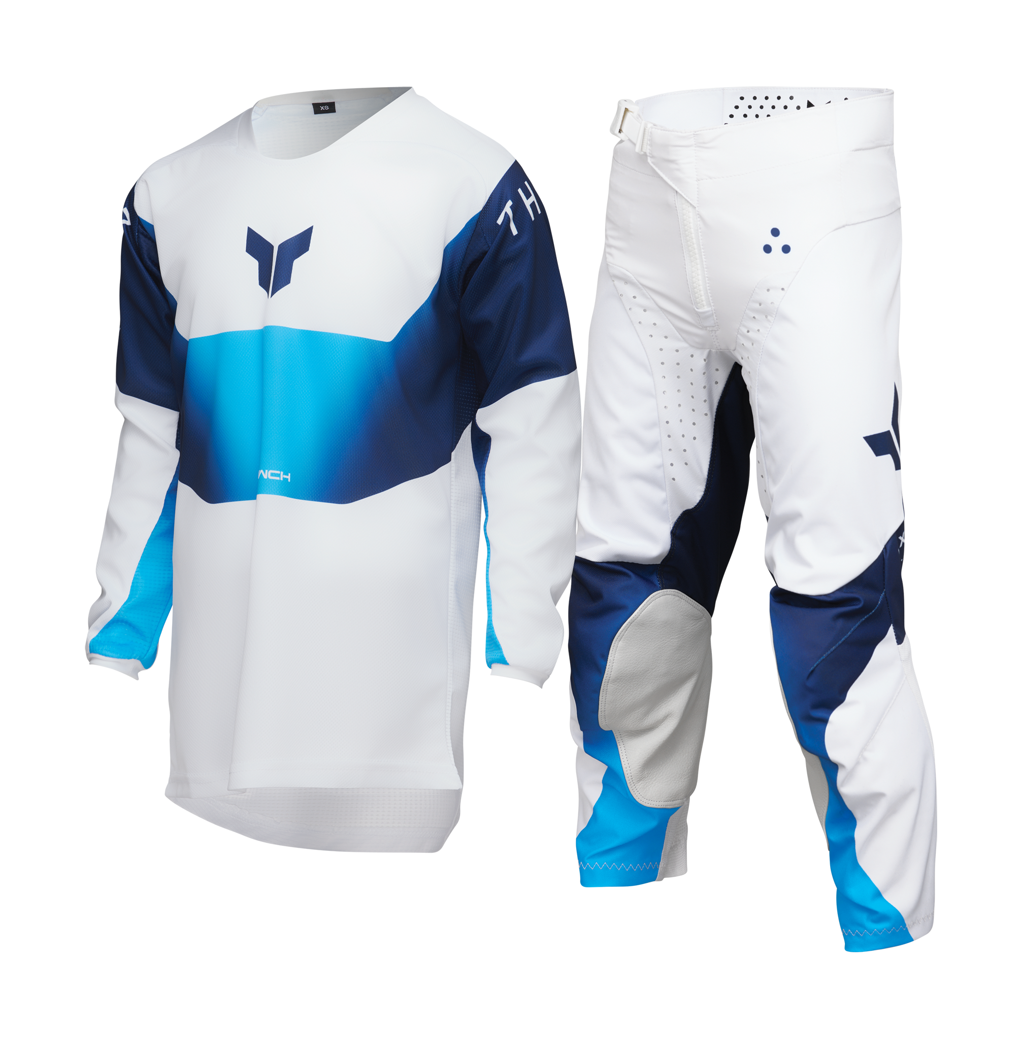 Thor Youth Motocross Gear Launchmode Storm - White