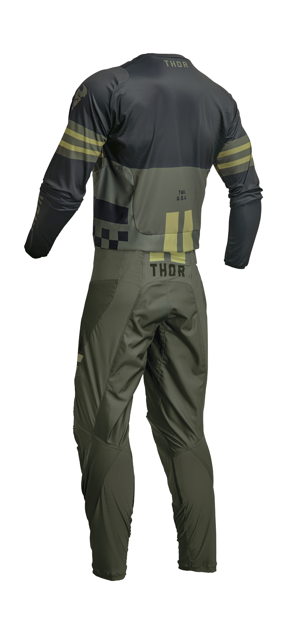 Thor Youth Motocross Gear Pulse Combat - Army / Black