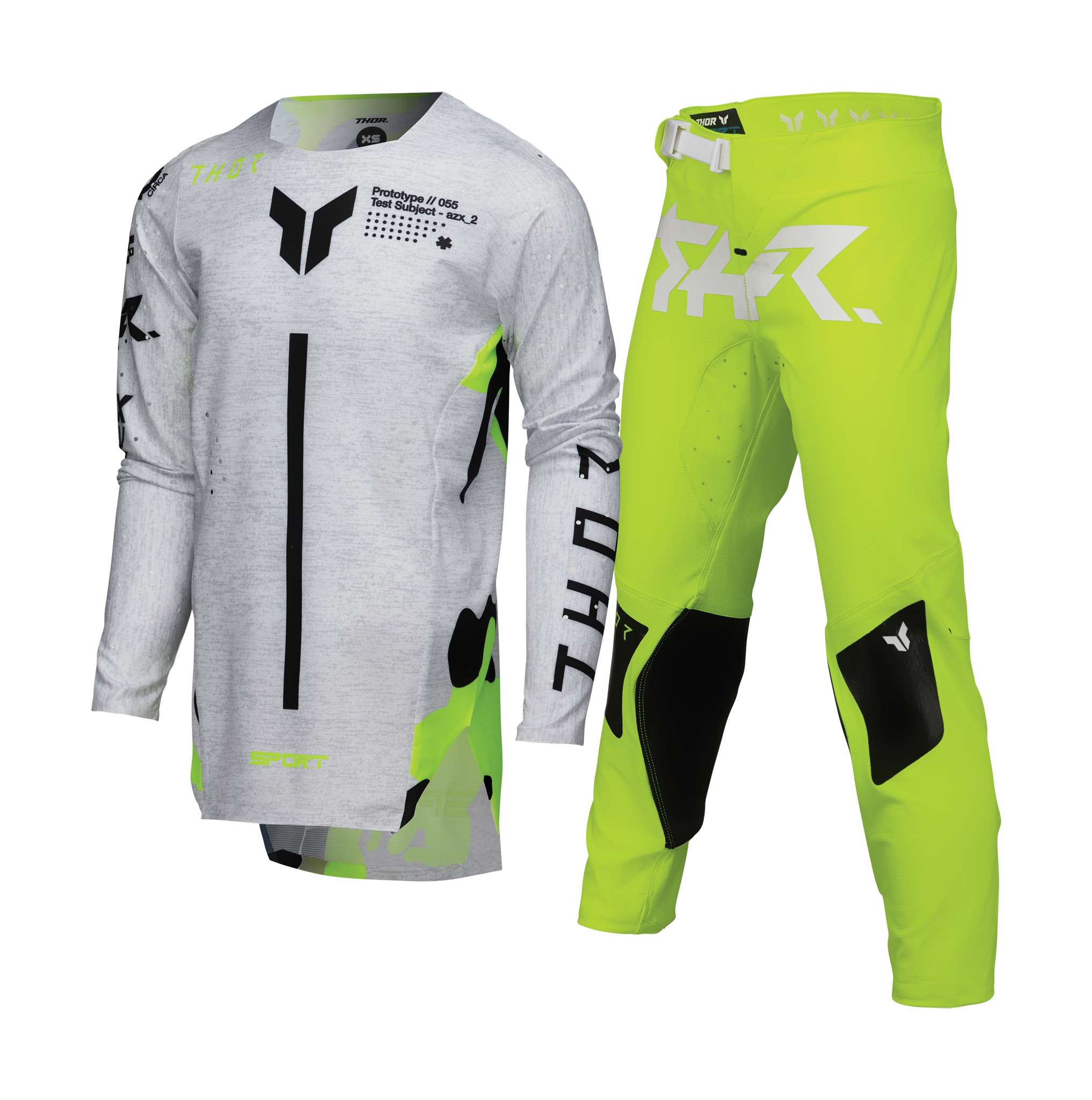 Thor Youth Motocross Gear Sportmode Riot - White / Acid