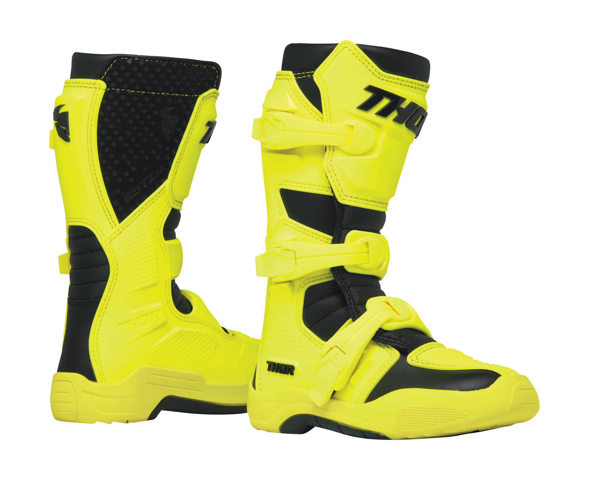 Thor Youth Motocross Boots Blitz XR - Acid / Black