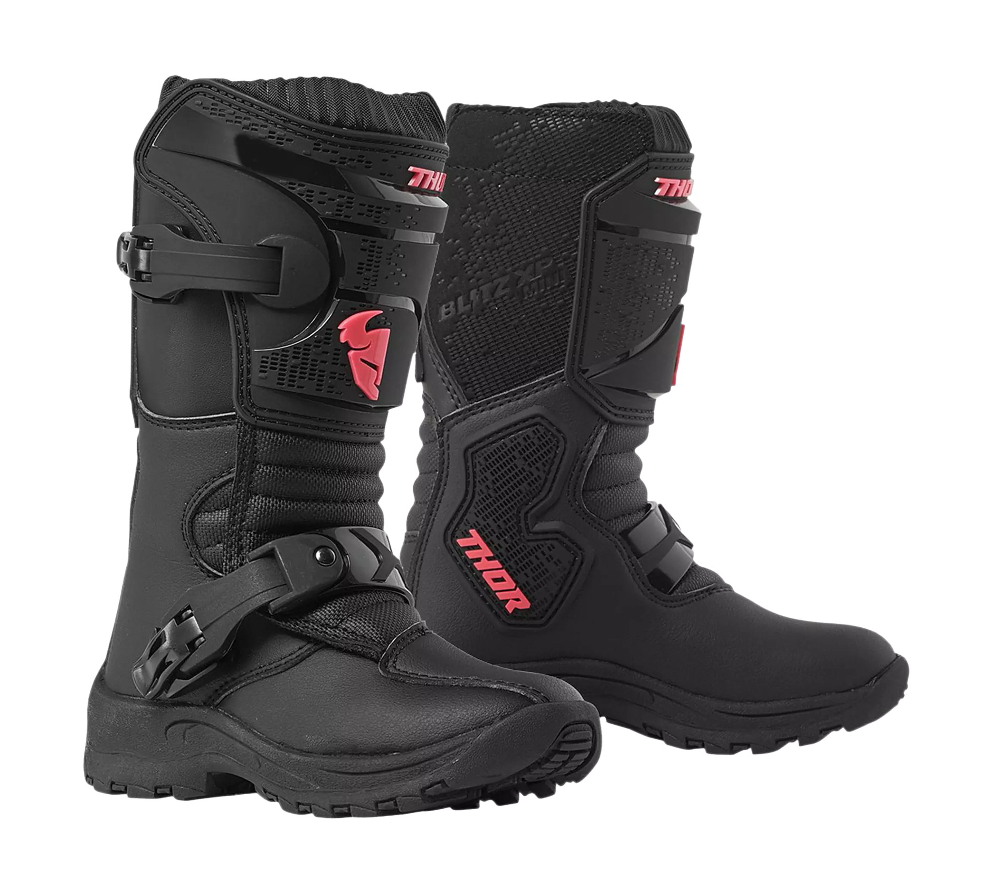 Thor Mini Motocross Boots Blitz XP - Black / Pink
