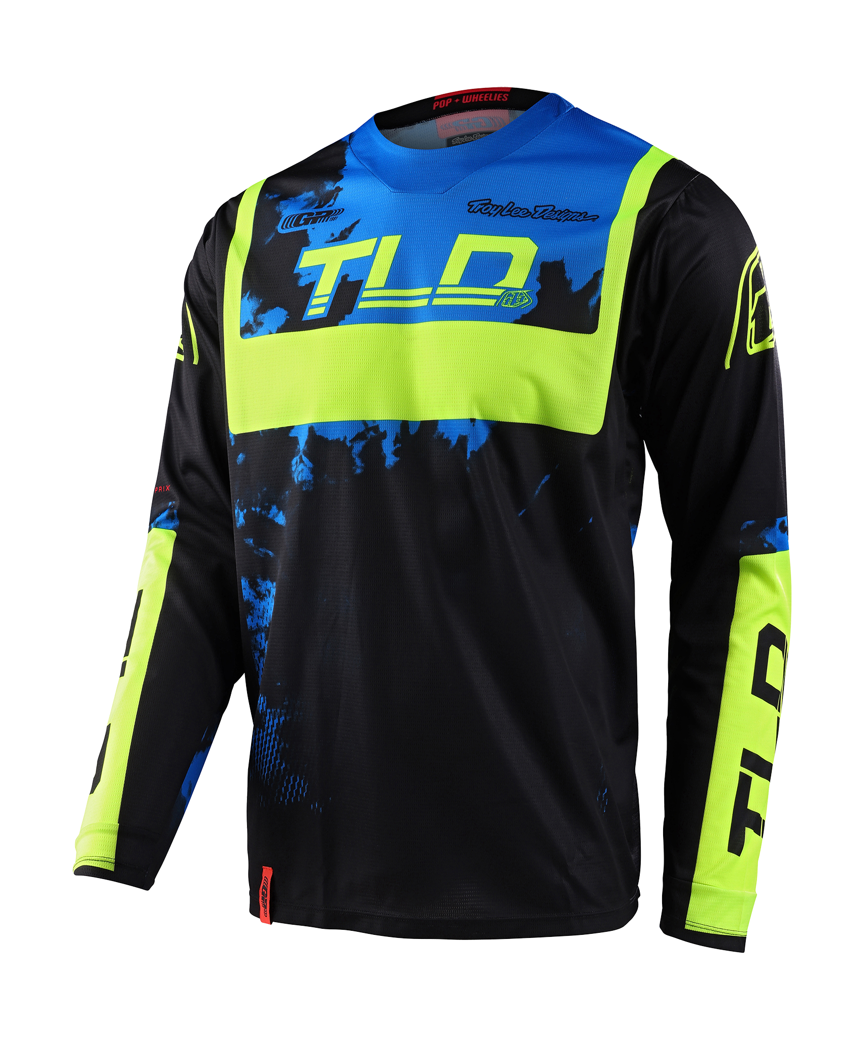 Troy Lee Designs Motocross Jersey GP Astro - Black / Yellow