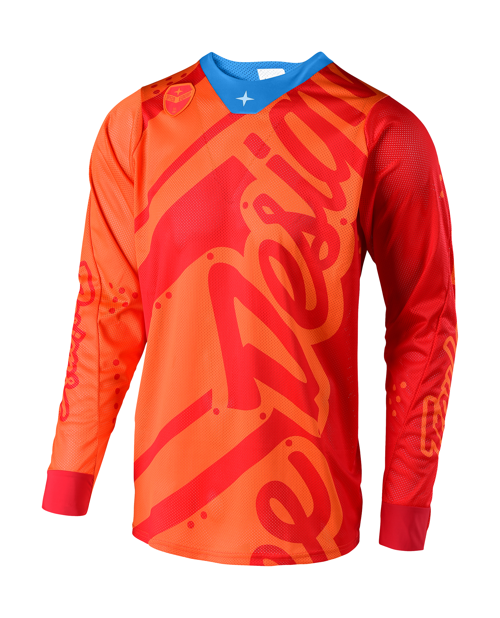 Troy Lee Designs Motocross Jersey SE Air Shadow - Honey / Red