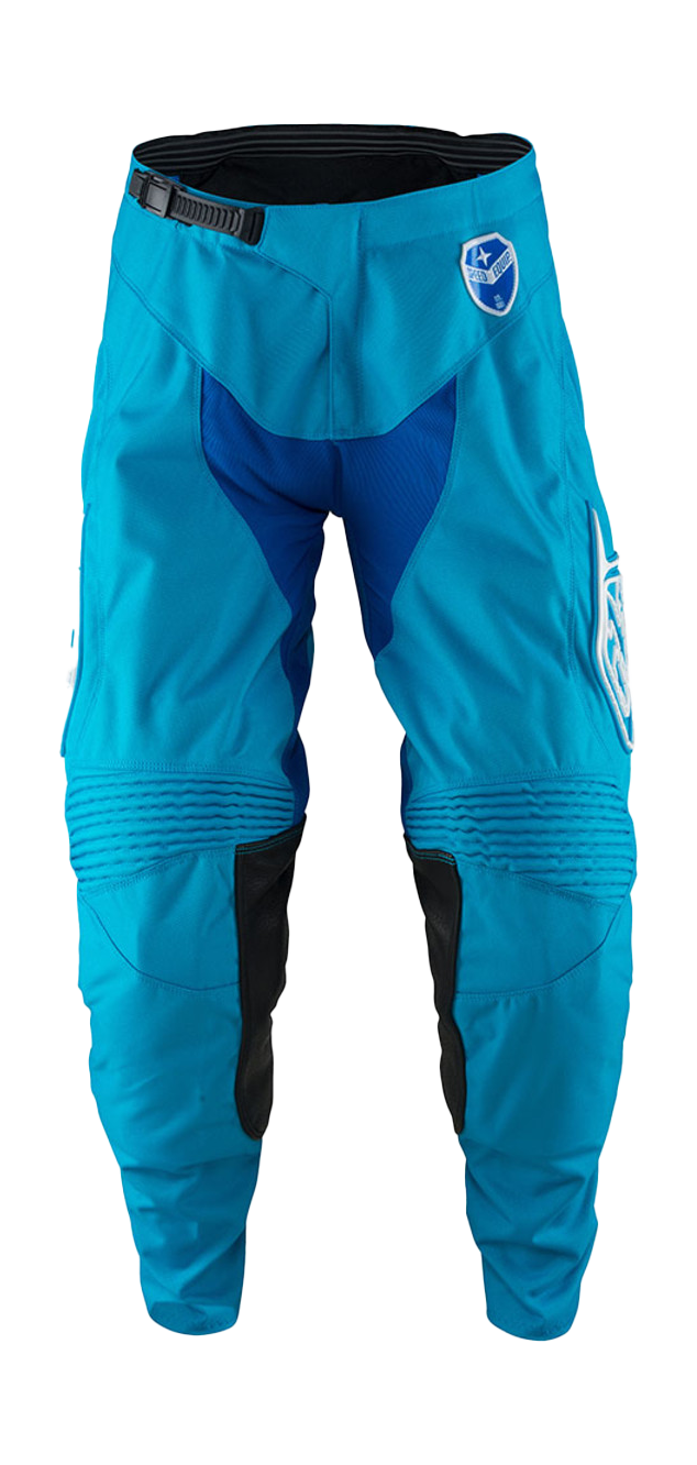Troy Lee Designs Motocross Pants SE Starburst - Cyan / Blue