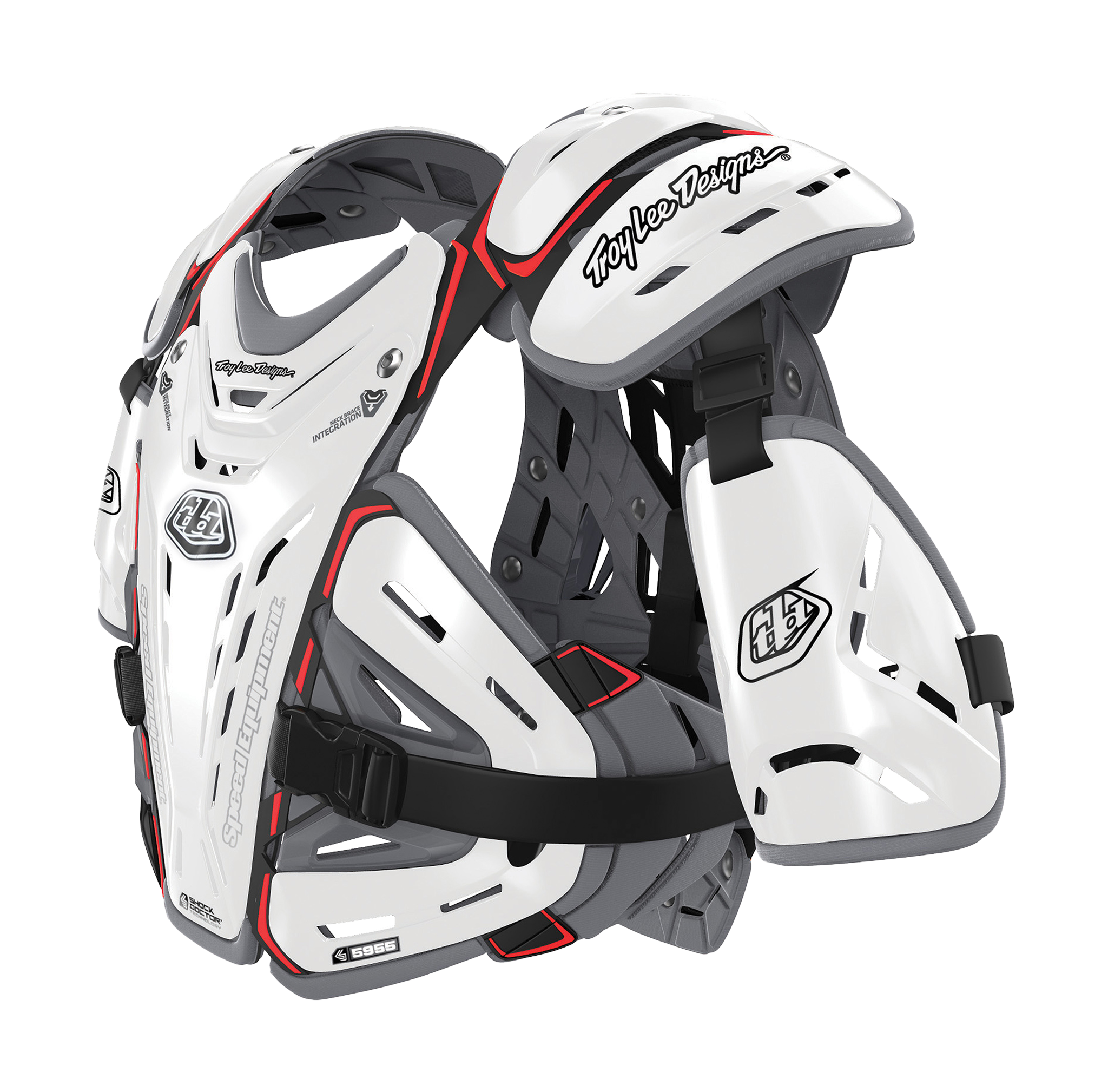 Troy Lee Designs Youth Chest Protector 5955 - White