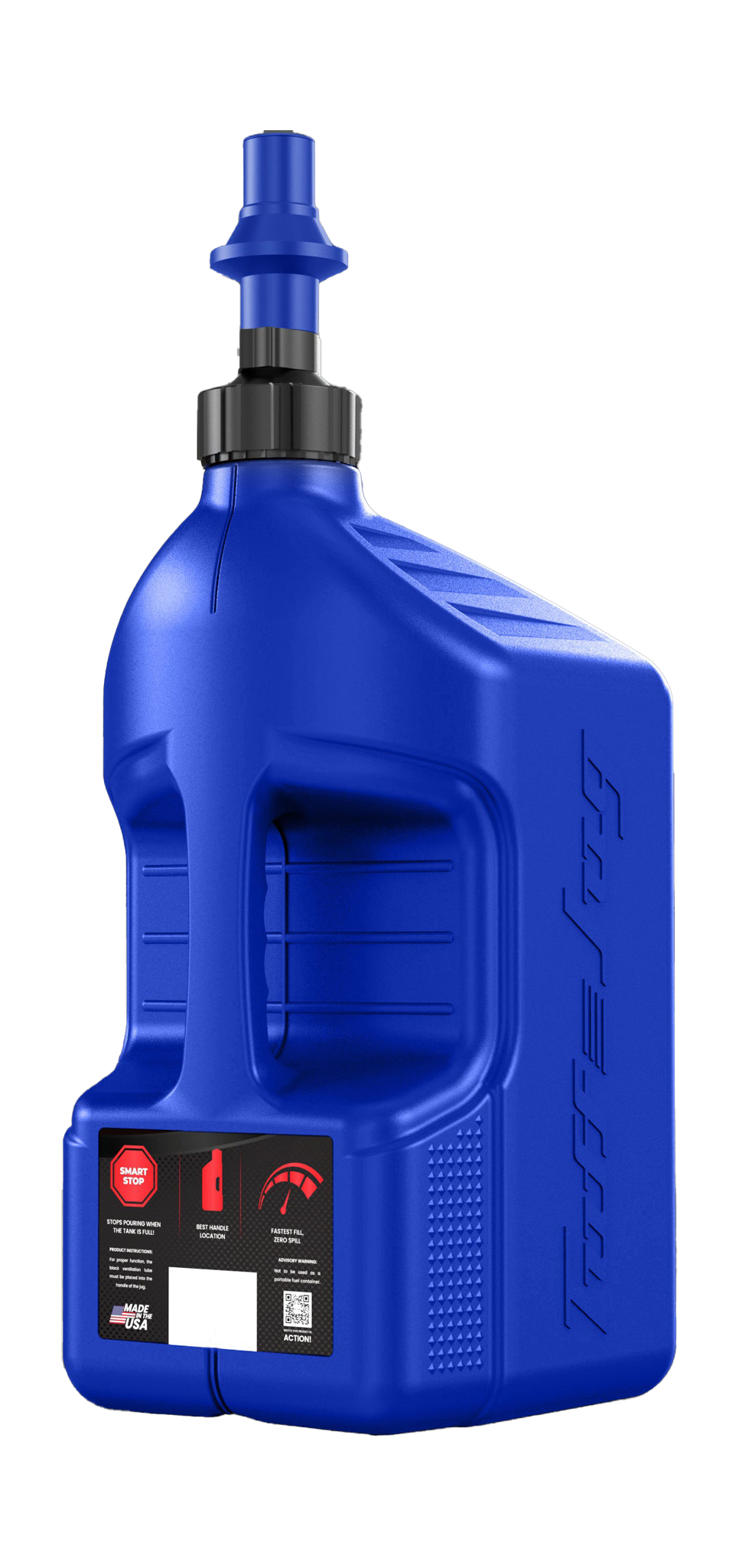 Tuff Jug Fuel Can Gen 3 Quick-Fill Cap - Blue / Blue - 20 L