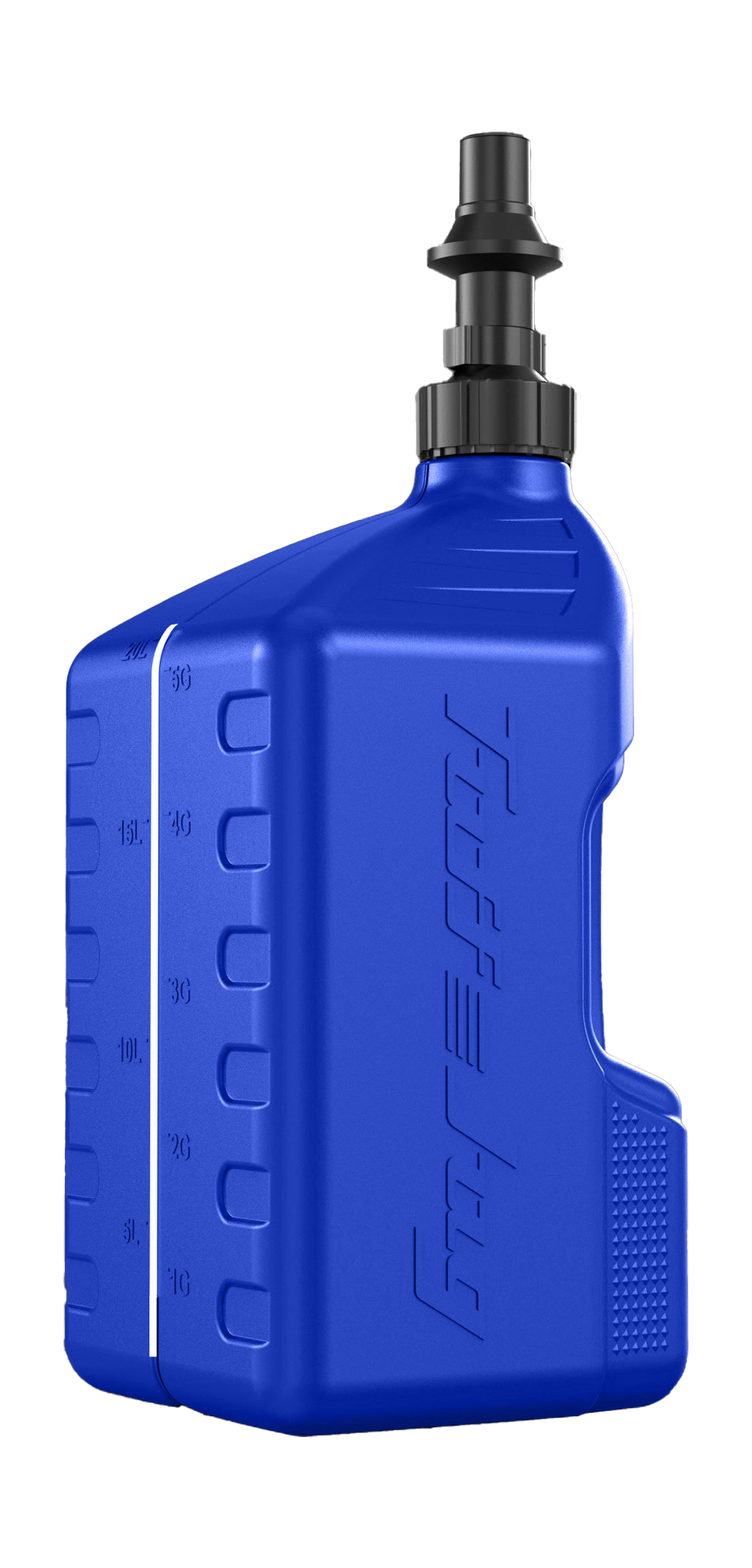 Tuff Jug Fuel Can Gen 3 Quick-Fill Cap - Blue / Black - 20 L