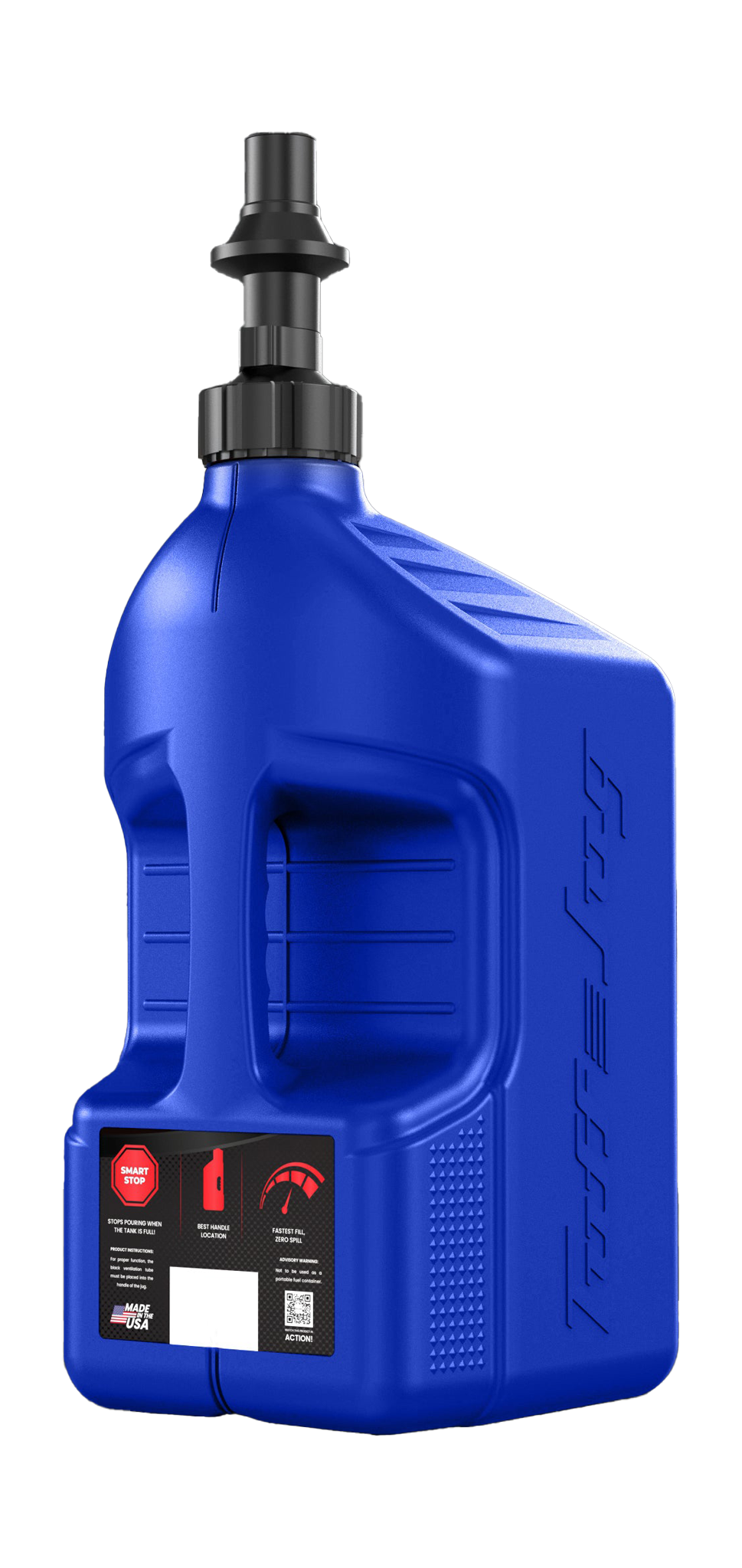 Tuff Jug Fuel Can Gen 3 Quick-Fill Cap - Blue / Black - 20 L