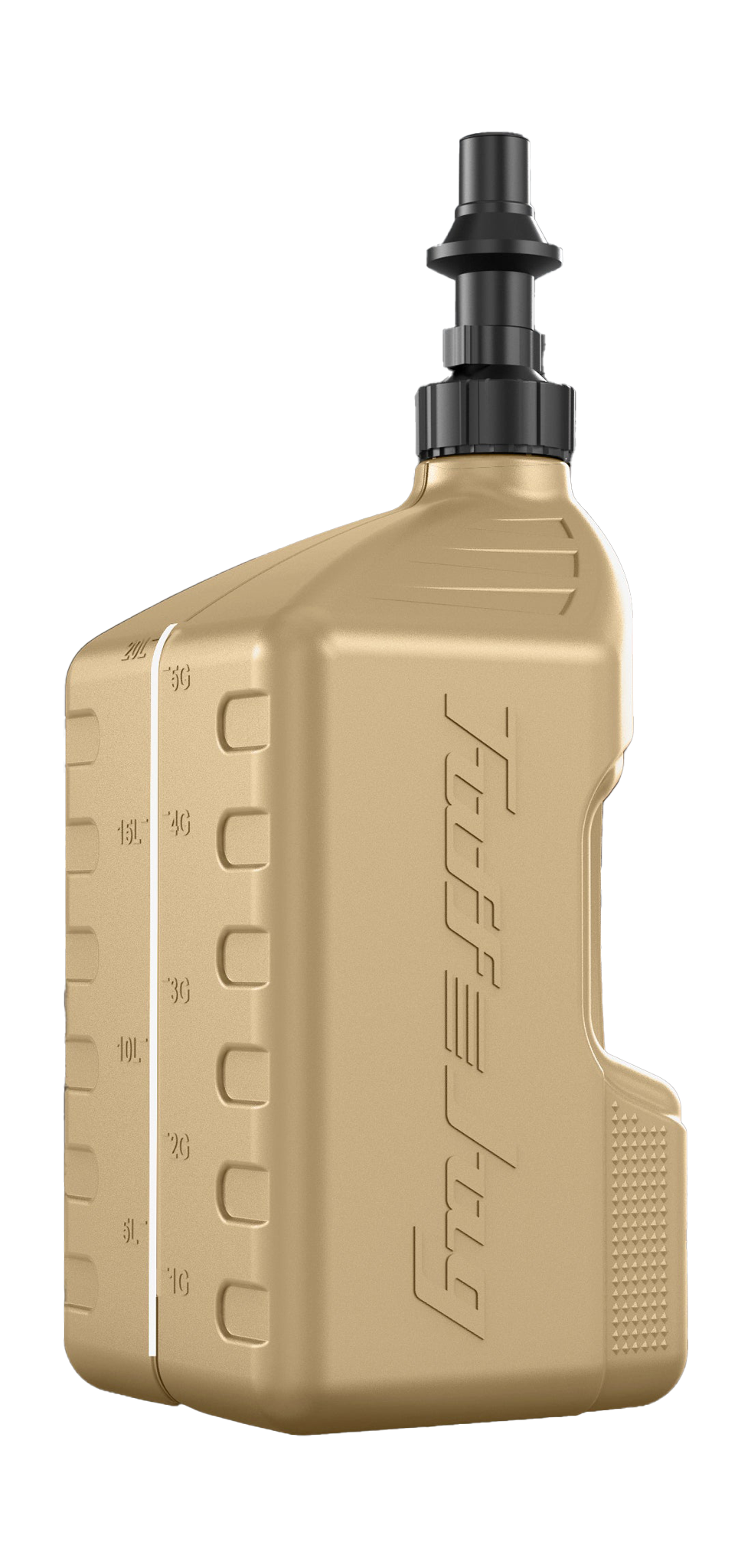 Tuff Jug Fuel Can Gen 3 Quick-Fill Cap - Desert Tan / Black - 20 L